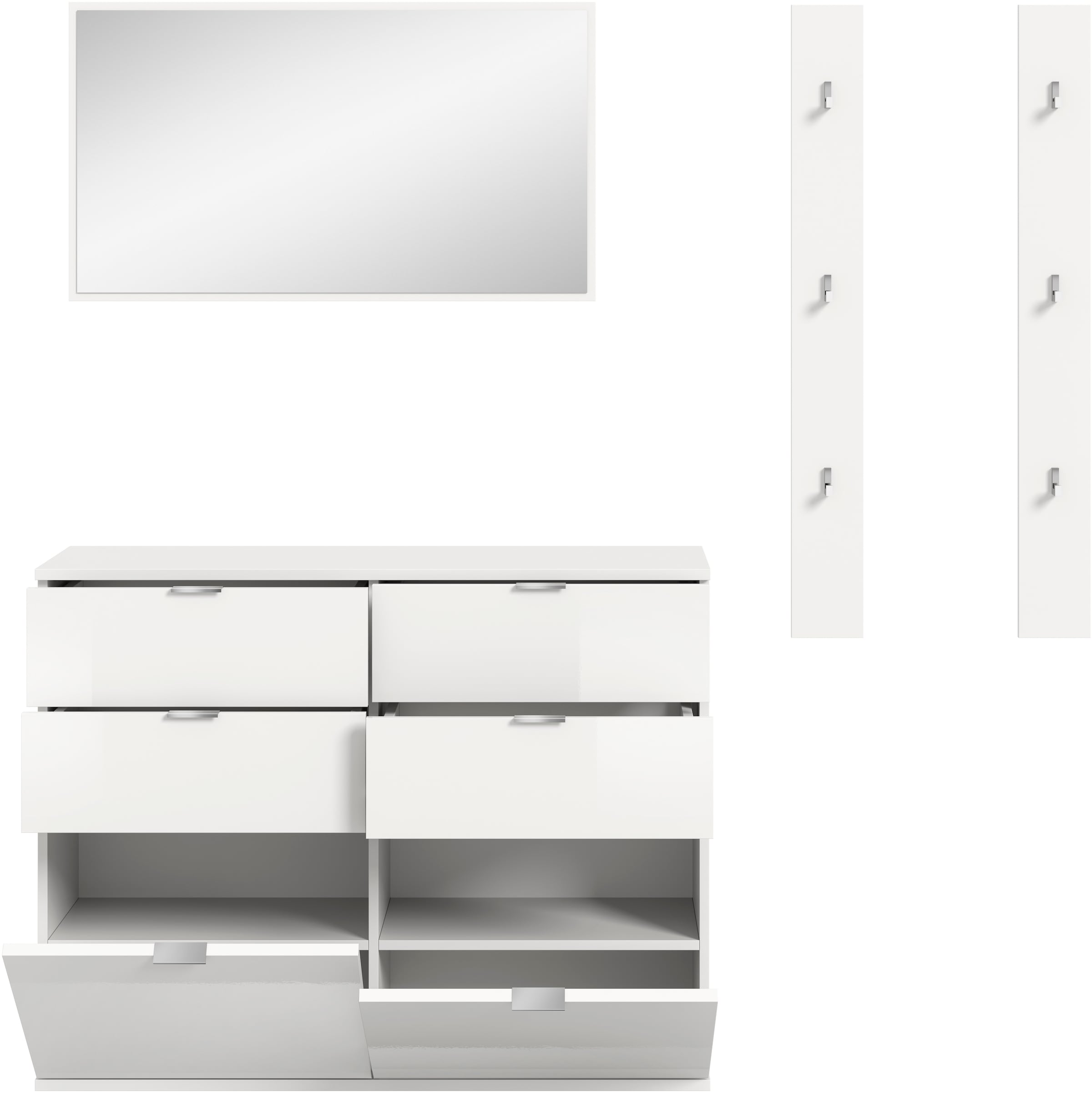 INOSIGN Garderoben-Set, (3 St.), Trondheim, Gardeobenset 3-tlg.,Breite 171 cm, Flur, Diele, Kombination