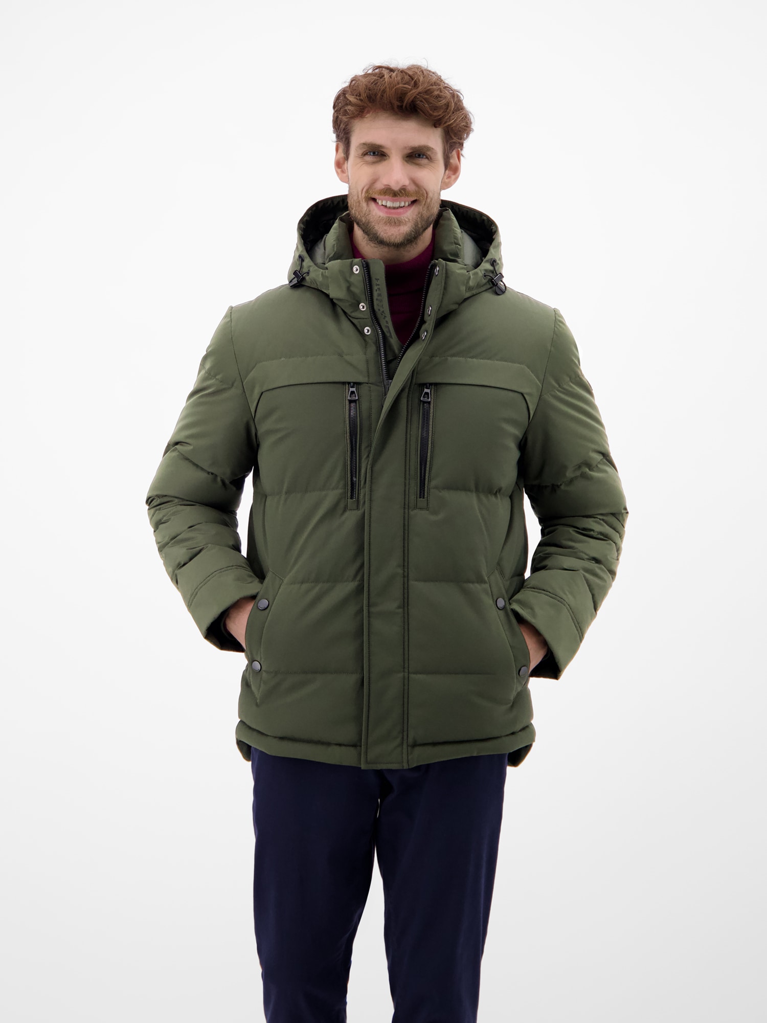 LERROS Steppjacke »LERROS Funktionale Steppjacke für Herren«, mit Kapuze, Wind_Atmung