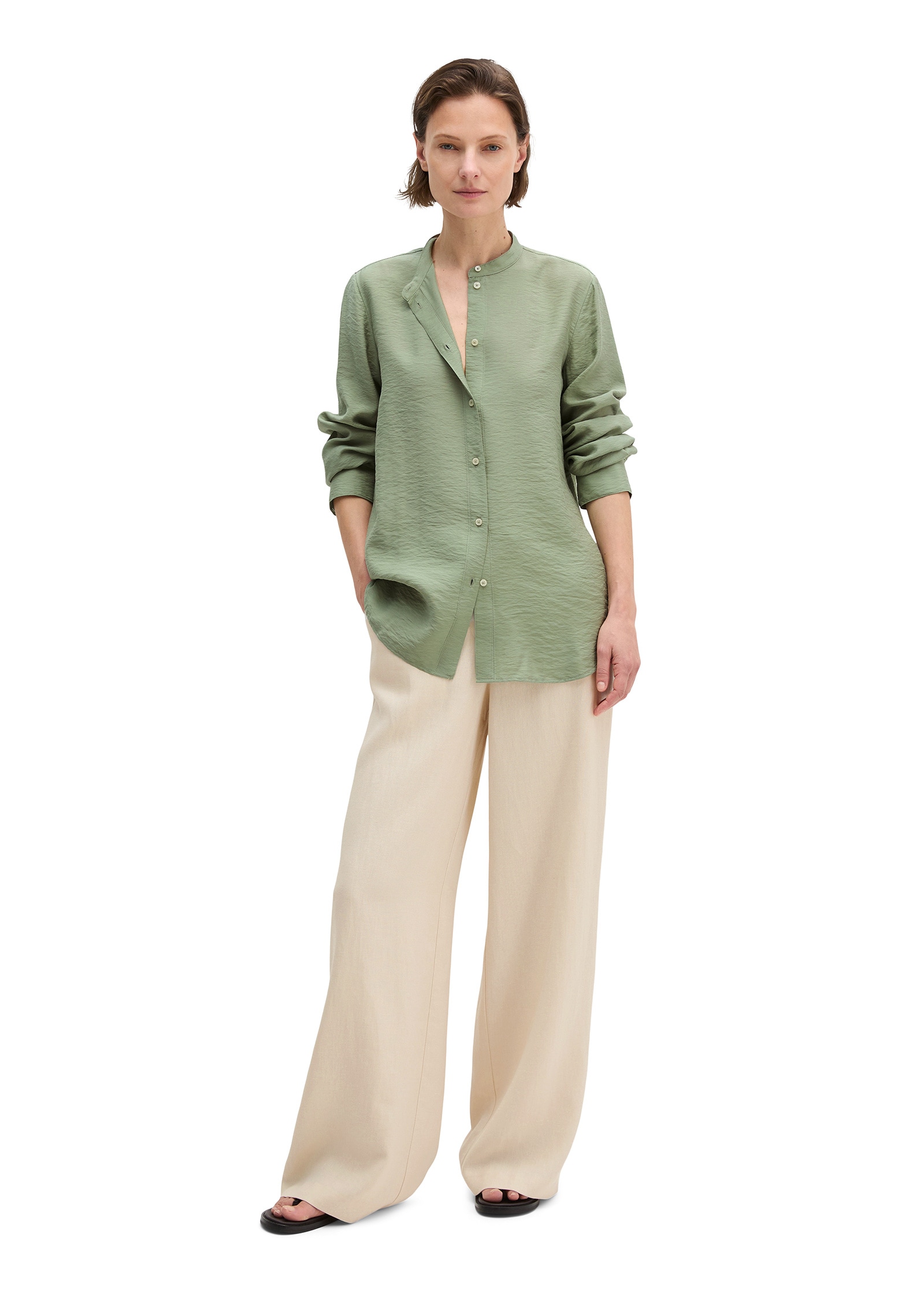 Marc O'Polo Langarmbluse »aus Viskose-Mix«