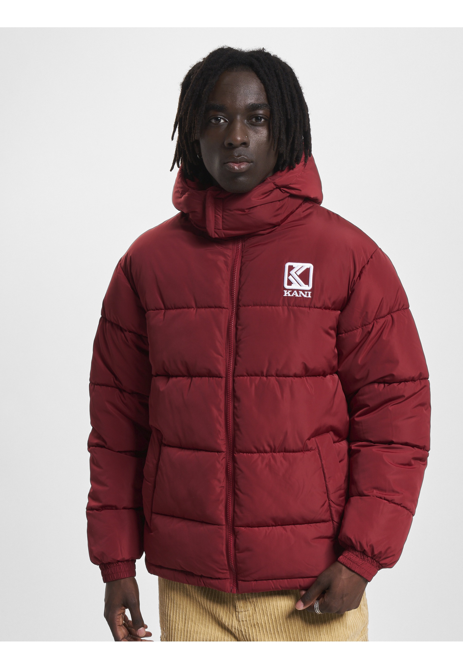 Karl Kani Winterjacke »Karl Kani Herren KM233-059-2 KK OG Hooded Puffer Jacket« 1 Stk. tlg. mit Kapuze