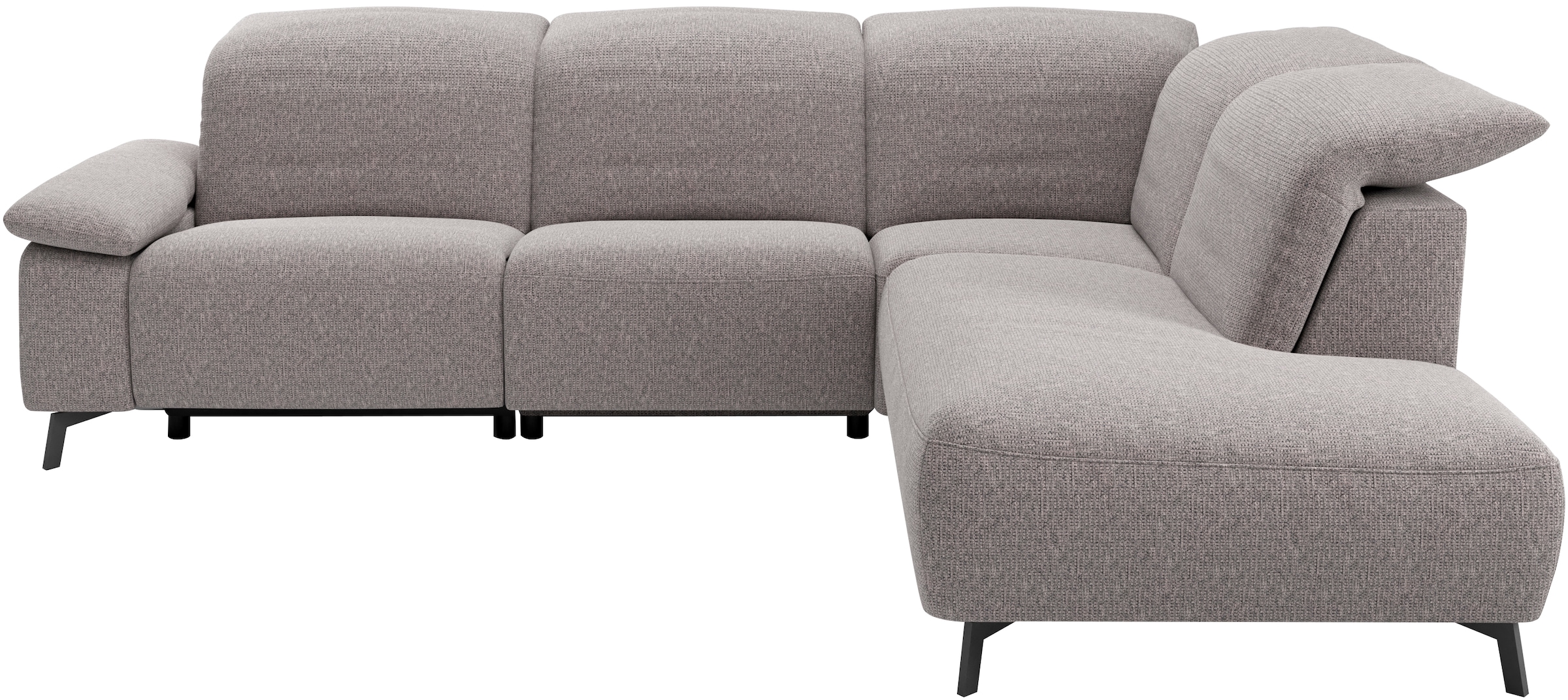 Musterring Ecksofa "MR 370, intelligenter Komfort im modernen Design" Optionale Relaxfunktion, flexible Kopfteile & klappbare Armlehnen