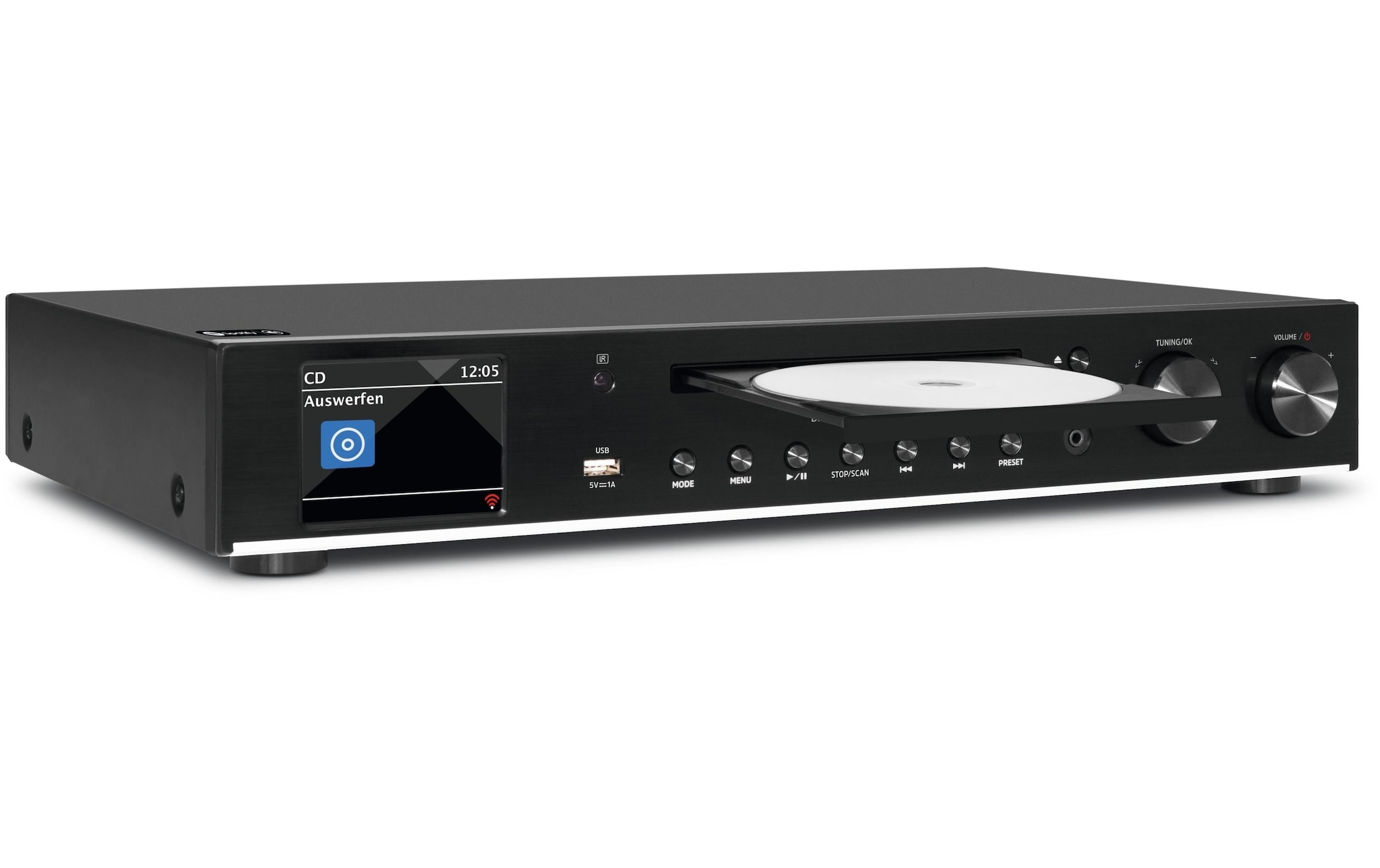 TechniSat Digitalradio (DAB+) »DigitRadio 143 CD V3« ( Digitalradio (DAB+) | FM-Tuner | Internetradio )
