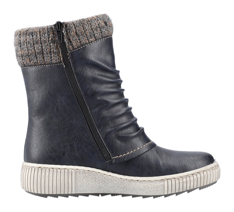 Rieker Winterboots, mit Strick-Schaftrand, slouchy Schaft