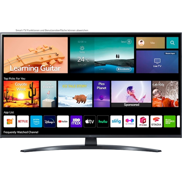 LG LCD-LED Fernseher »43UQ81009LB«, 108 cm/43 Zoll, 4K Ultra HD, Smart-TV |  BAUR