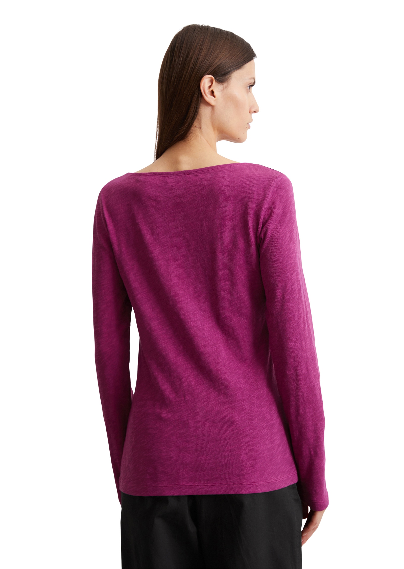 Marc O'Polo Langarmshirt »aus Slub Jersey«