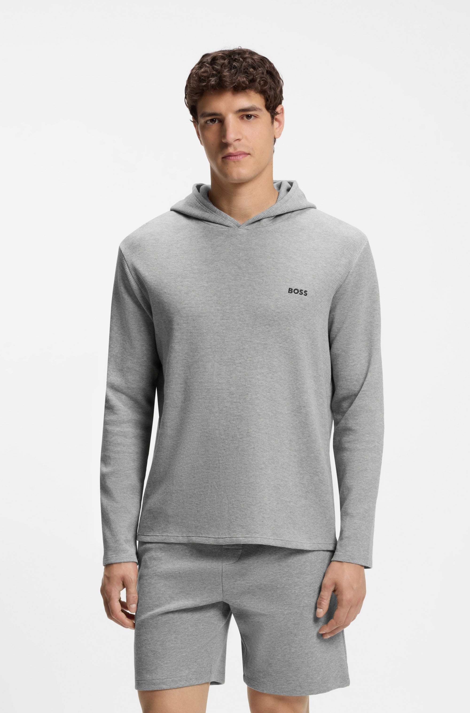 BOSS Hoodie "Waffle LS-Shirt H"
