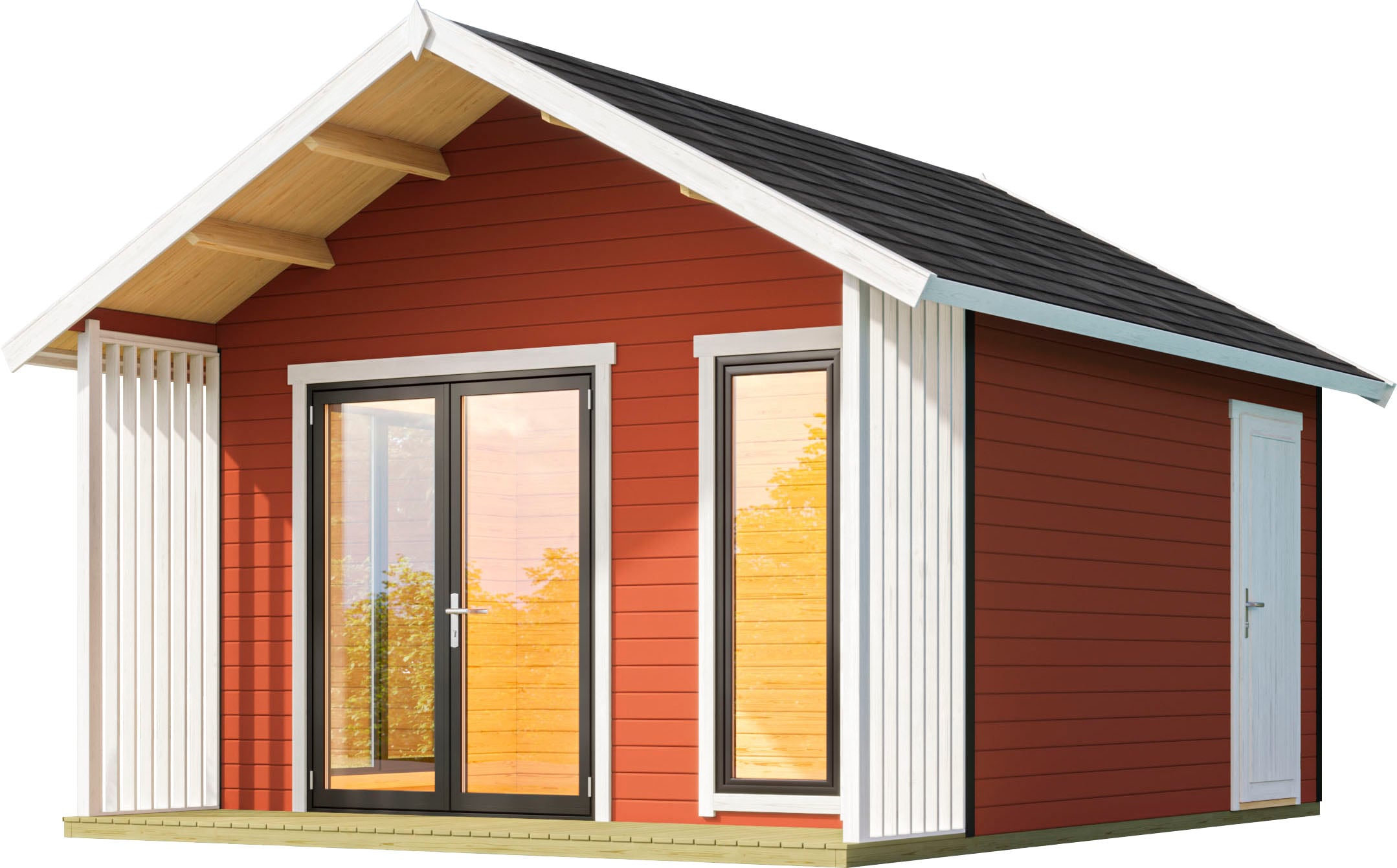 LASITA MAJA Gartenhaus »MURANO«, (Set, inkl. Fussbodenbretter zum verlegen)