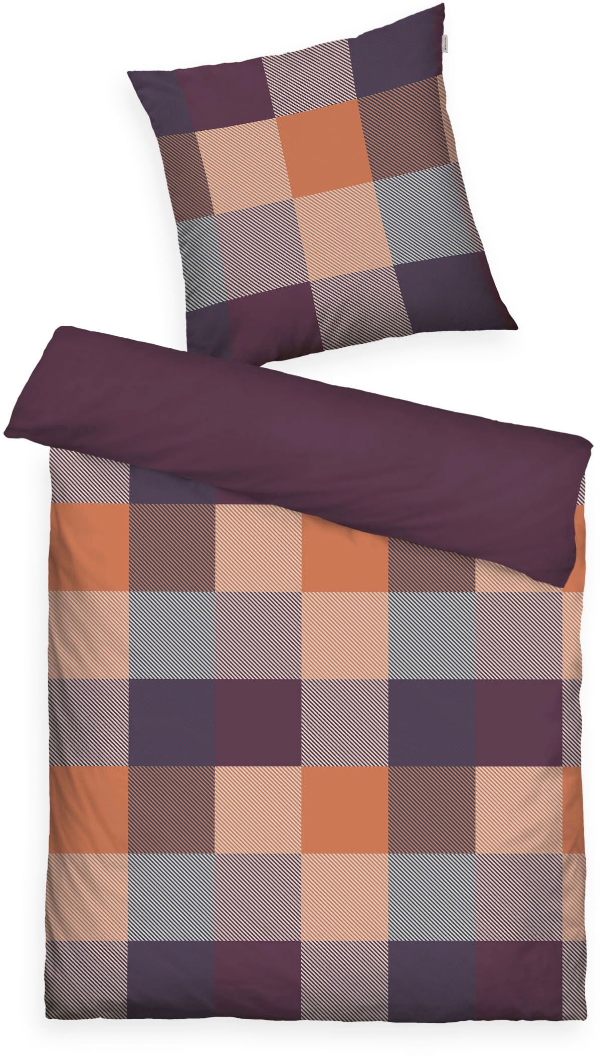 TOM TAILOR HOME Wendebettwäsche "BOLD MOSAIC in Gr. 135x200cm, 155x220cm oder 200x220cm" 2 Stk. new bedroom, gewebtes Label