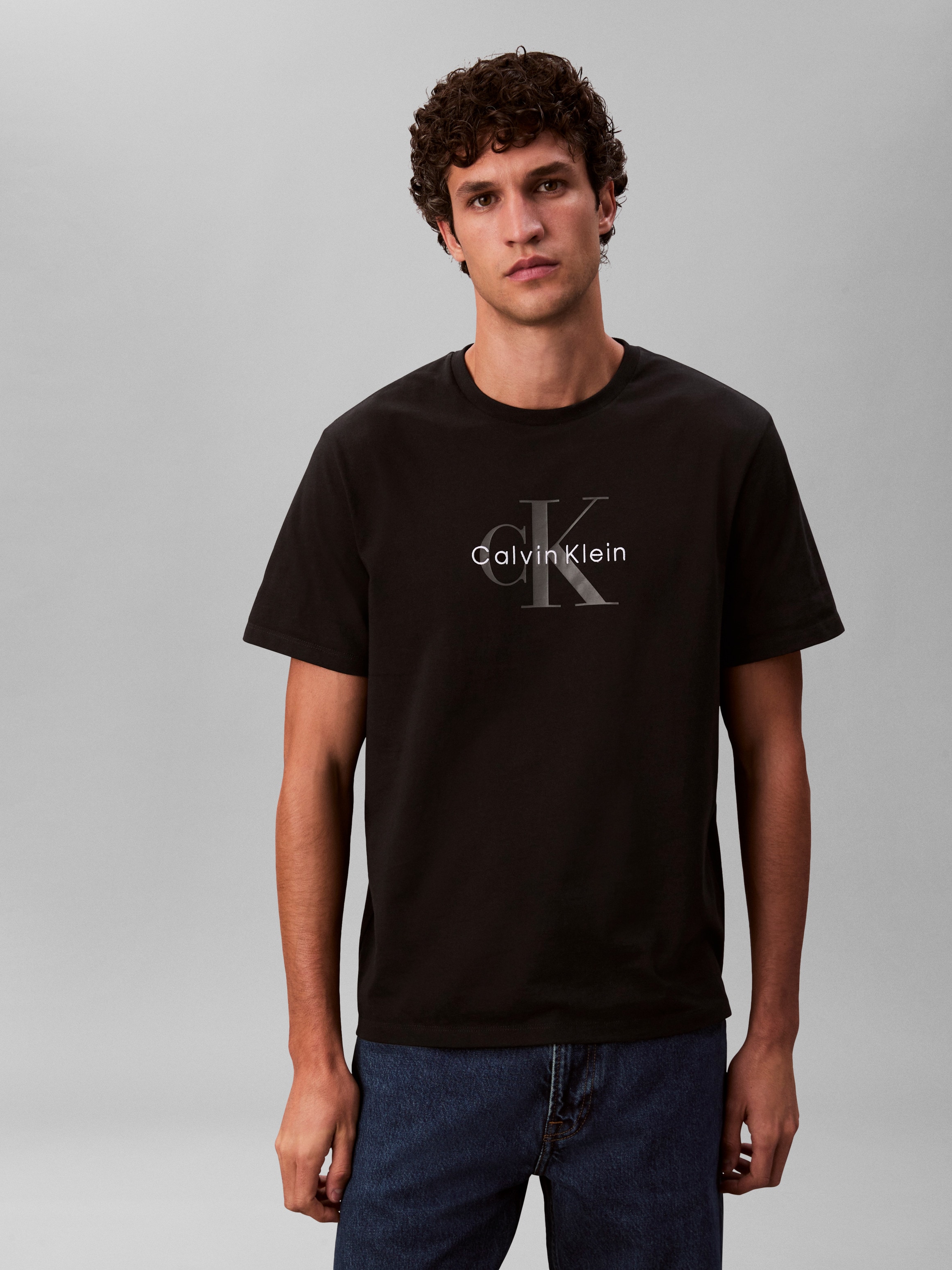 Calvin Klein Jeans T-Shirt "SS Hero Monologo Tee 20s" Mit Rundhalsausschnit günstig online kaufen