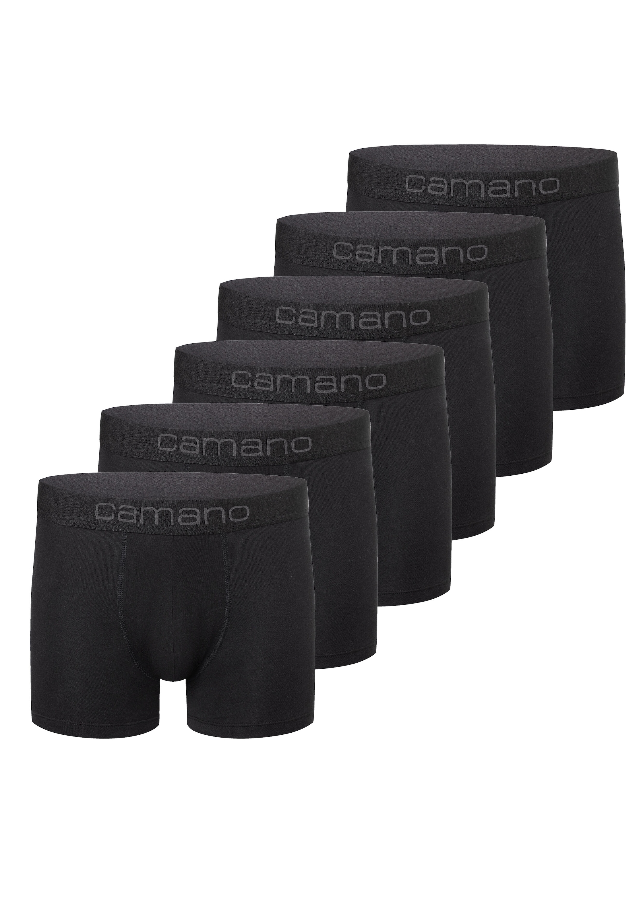 Boxershorts, (6er Pack), mit Stretch-Logobund