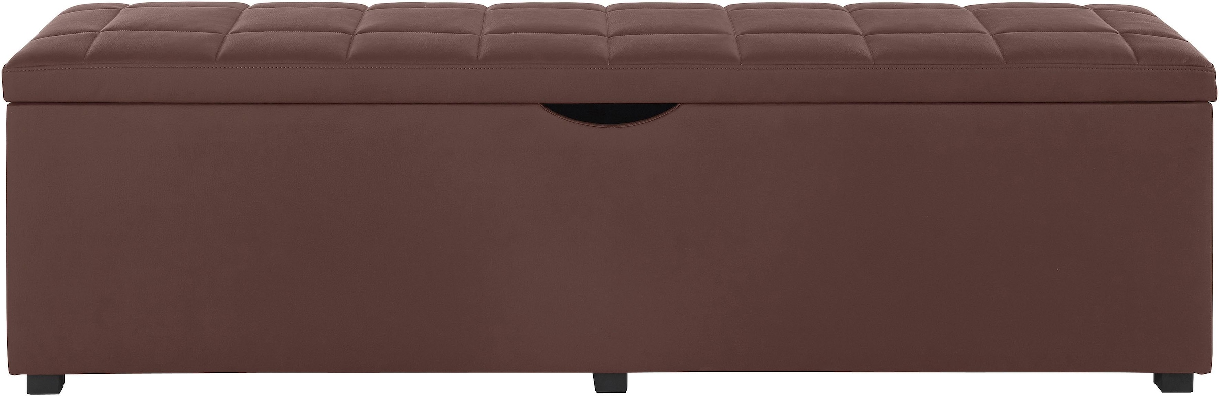 Places of Style Hockerbank »Checked«, mit Stauraum, Breite 120 cm und 160 cm, als Bettbank geeignet