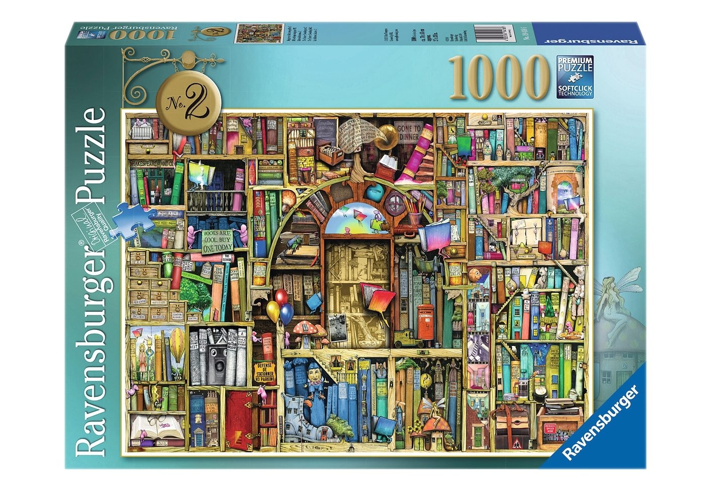 Ravensburger Puzzle »Magisches Bücherregal Nr. 2«, Made in Germany, FSC® - schützt Wald - weltweit