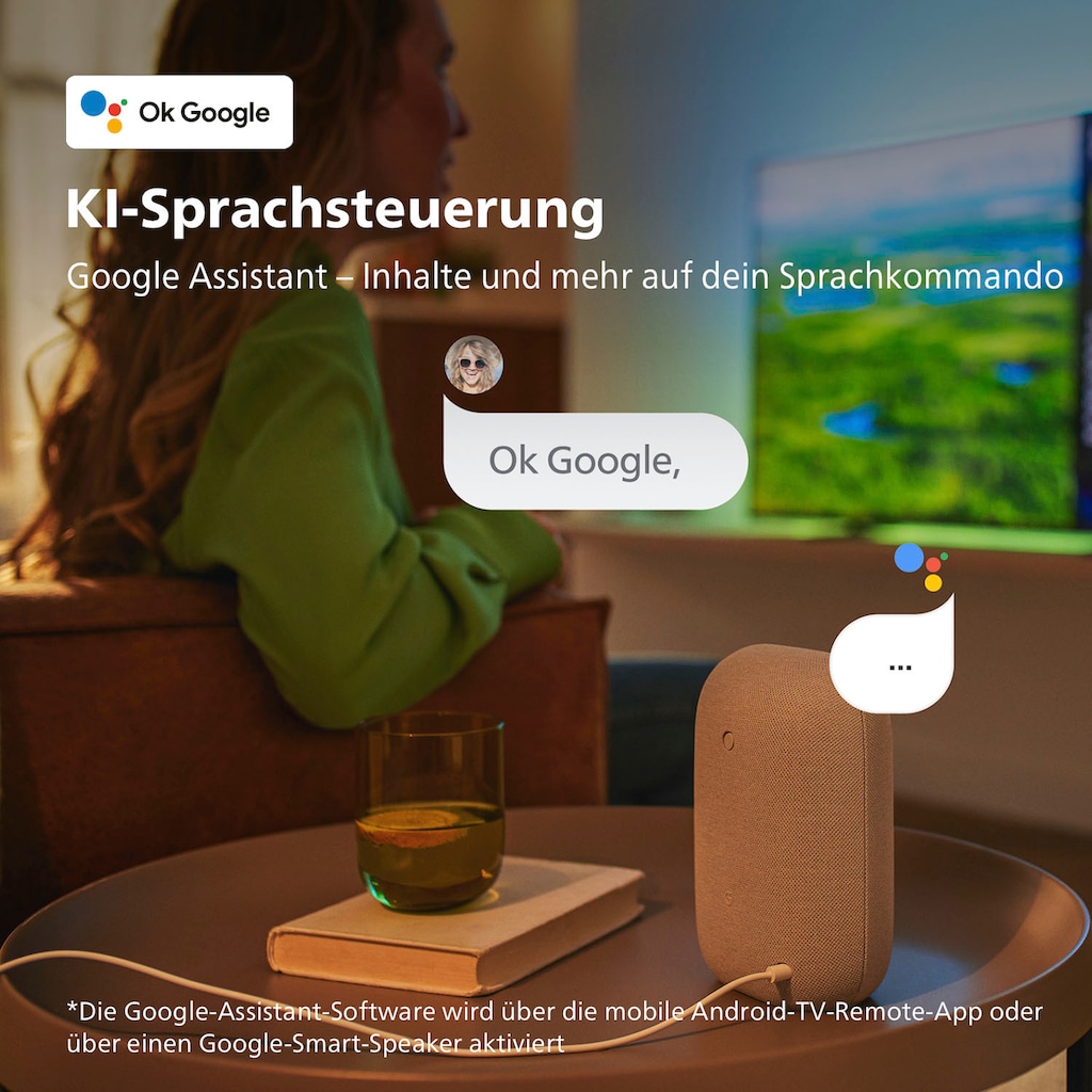 Philips LED-Fernseher »55PUS8107/12«, 139 cm/55 Zoll, 4K Ultra HD, Android TV-Smart-TV