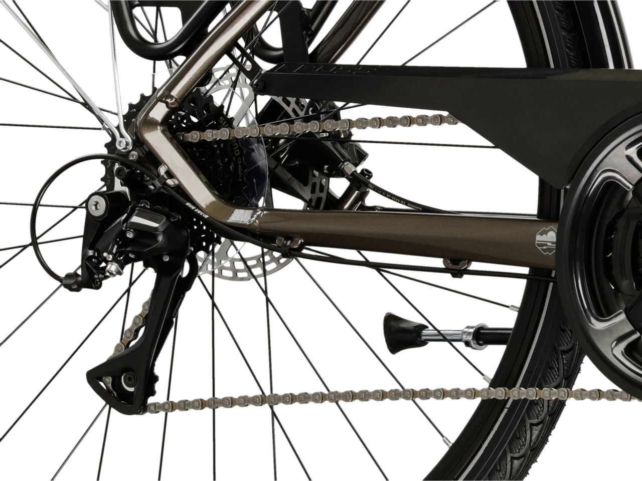 Kross Trekkingrad »Trans 4.0 braun« 24 Gang Shimano ACERA M3020 Schaltwerk Kettenschaltung