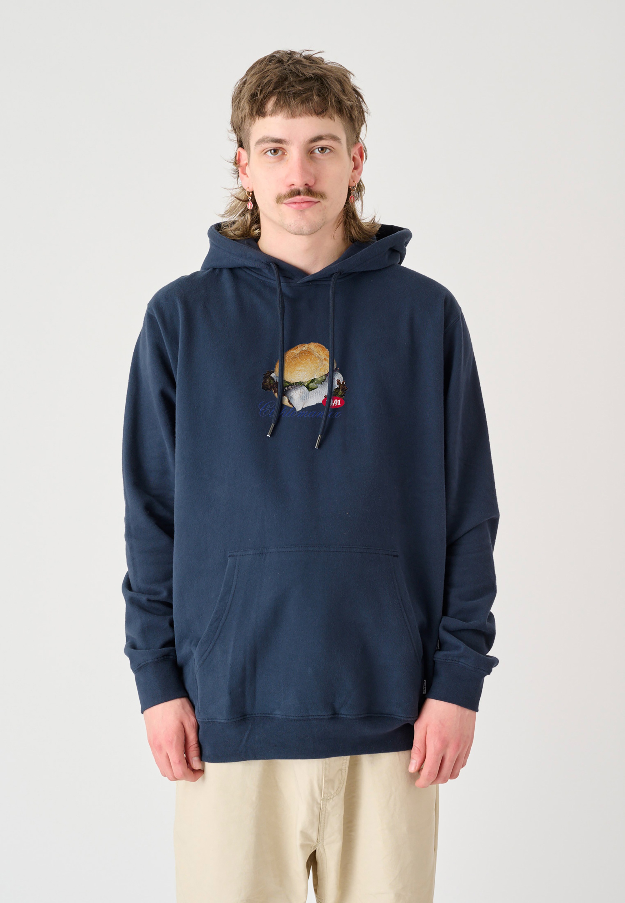 Kapuzensweatshirt »Boxy Hooded WTFISH«, Locker geschnitten