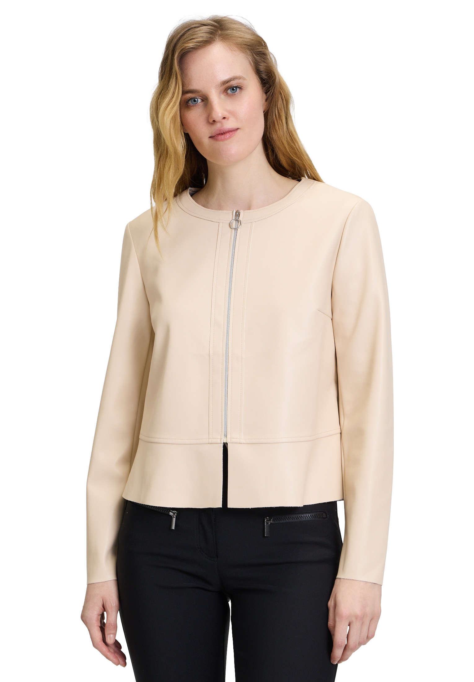 Betty Barclay Jackenblazer "Betty Barclay Kurzblazer mit Reißverschluss", Material