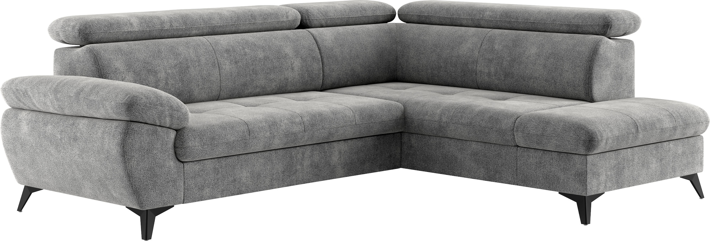 COTTA Ecksofa »Hudson L-Form«, mit Kopfteilverstellung, wahlweise mit Bettfunktion & Bettkasten