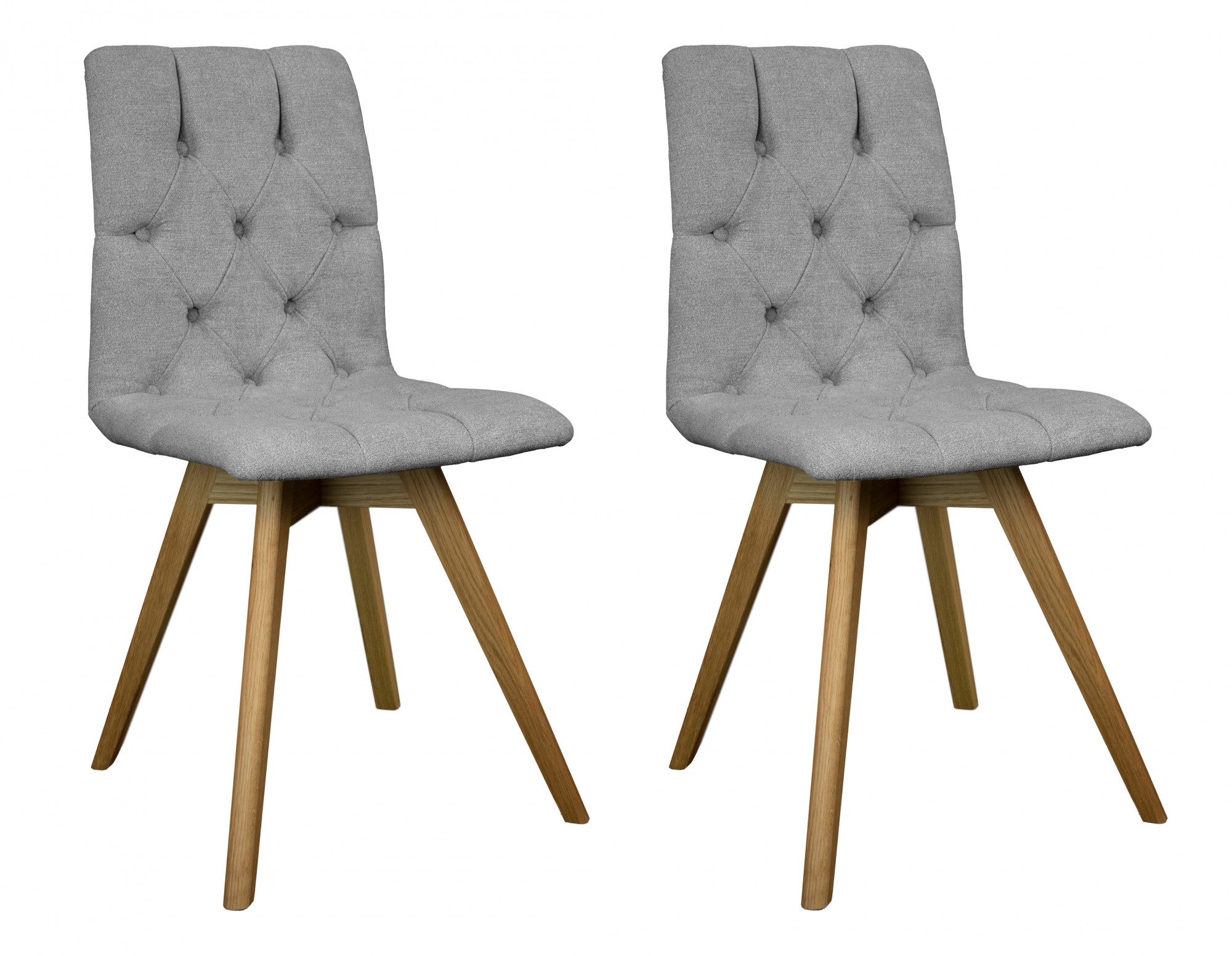 andas Esszimmerstuhl "Rania" (Set) 2 Stk.Massivholzgestell, mit Knopfheftun günstig online kaufen