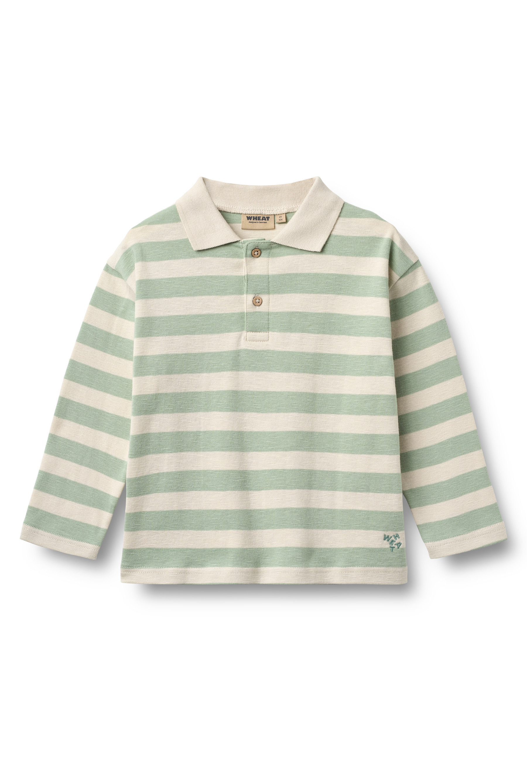 WHEAT Poloshirt "WHEAT Polo Shirt L/S Fred" 1