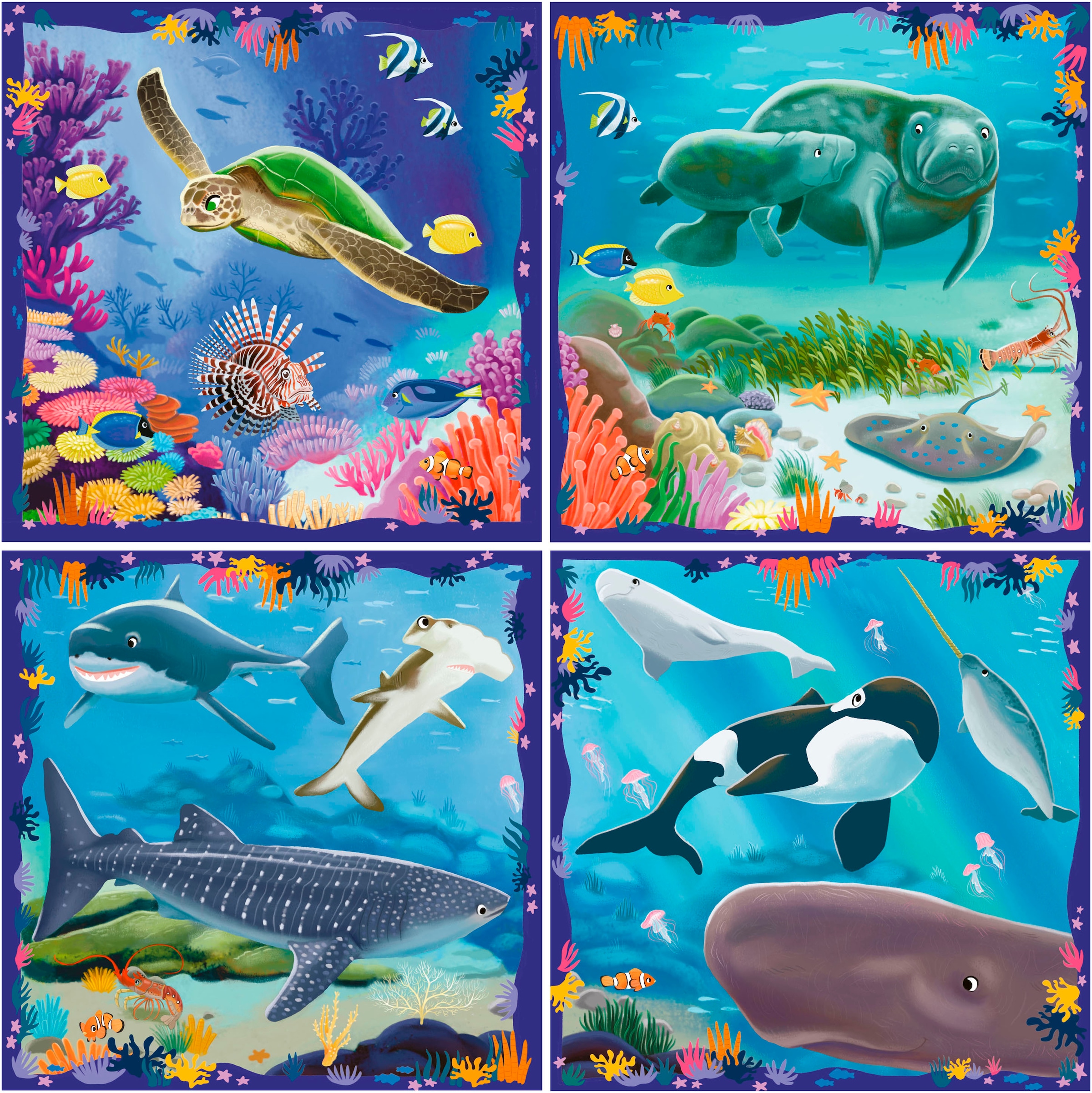 Ravensburger Puzzle »PuzzleUP!, Meerestiere«, Made in Europe