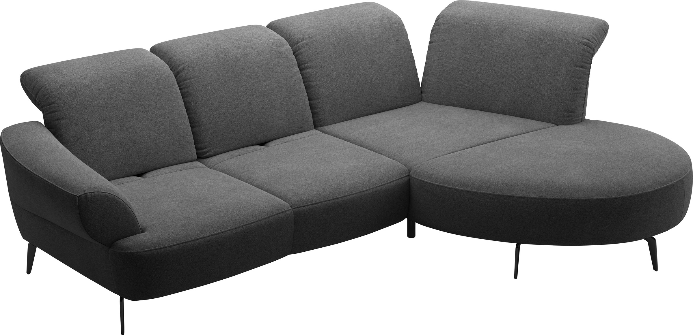 sit&more Ecksofa »Dance«, inkl.System Click&Seat und Sitztiefenverstellung