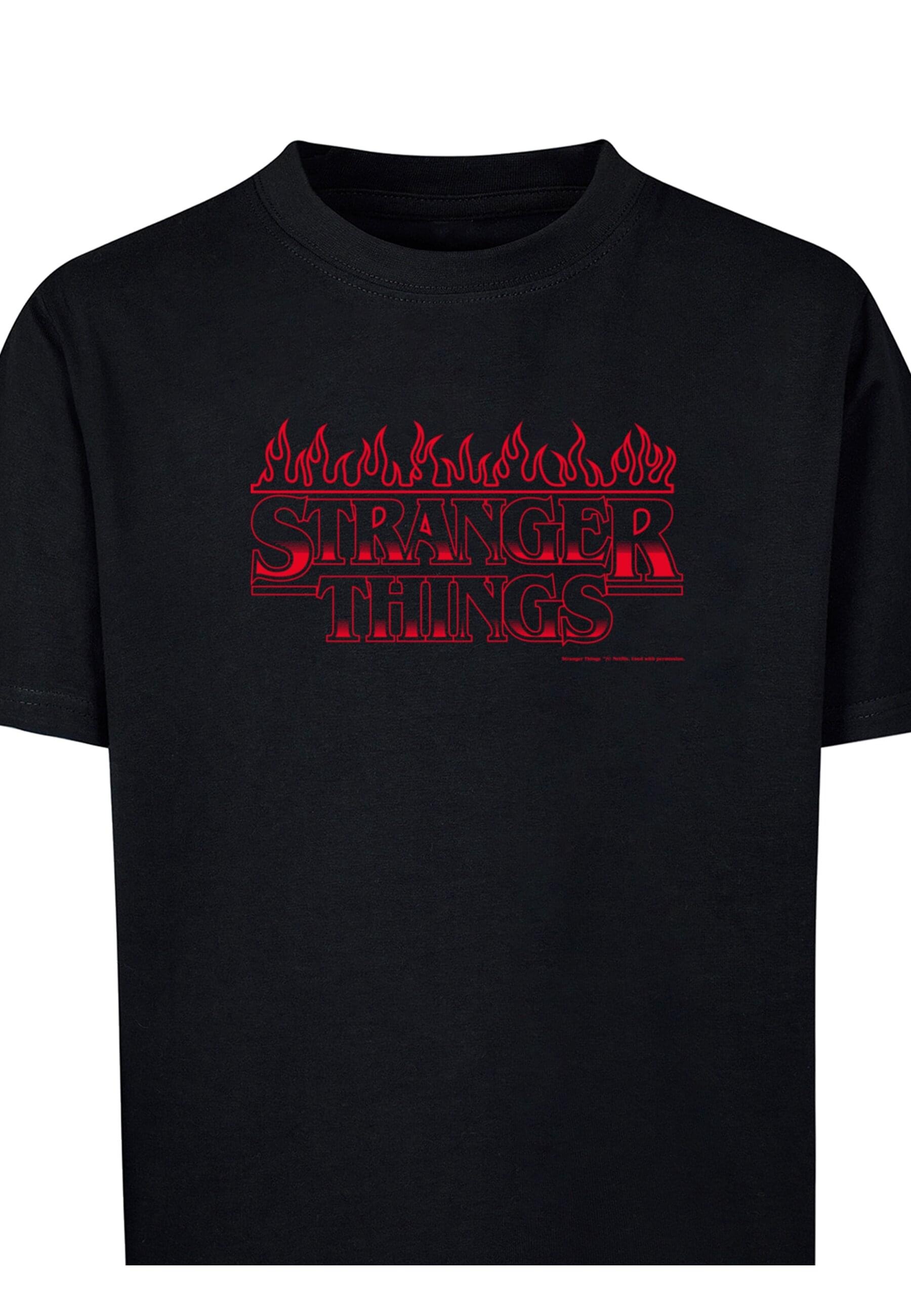 ABSOLUTE CULT T-Shirt »ABSOLUTE CULT Herren Kids Stranger Things - Flames Basic T-Shirt«, (1 tlg.)