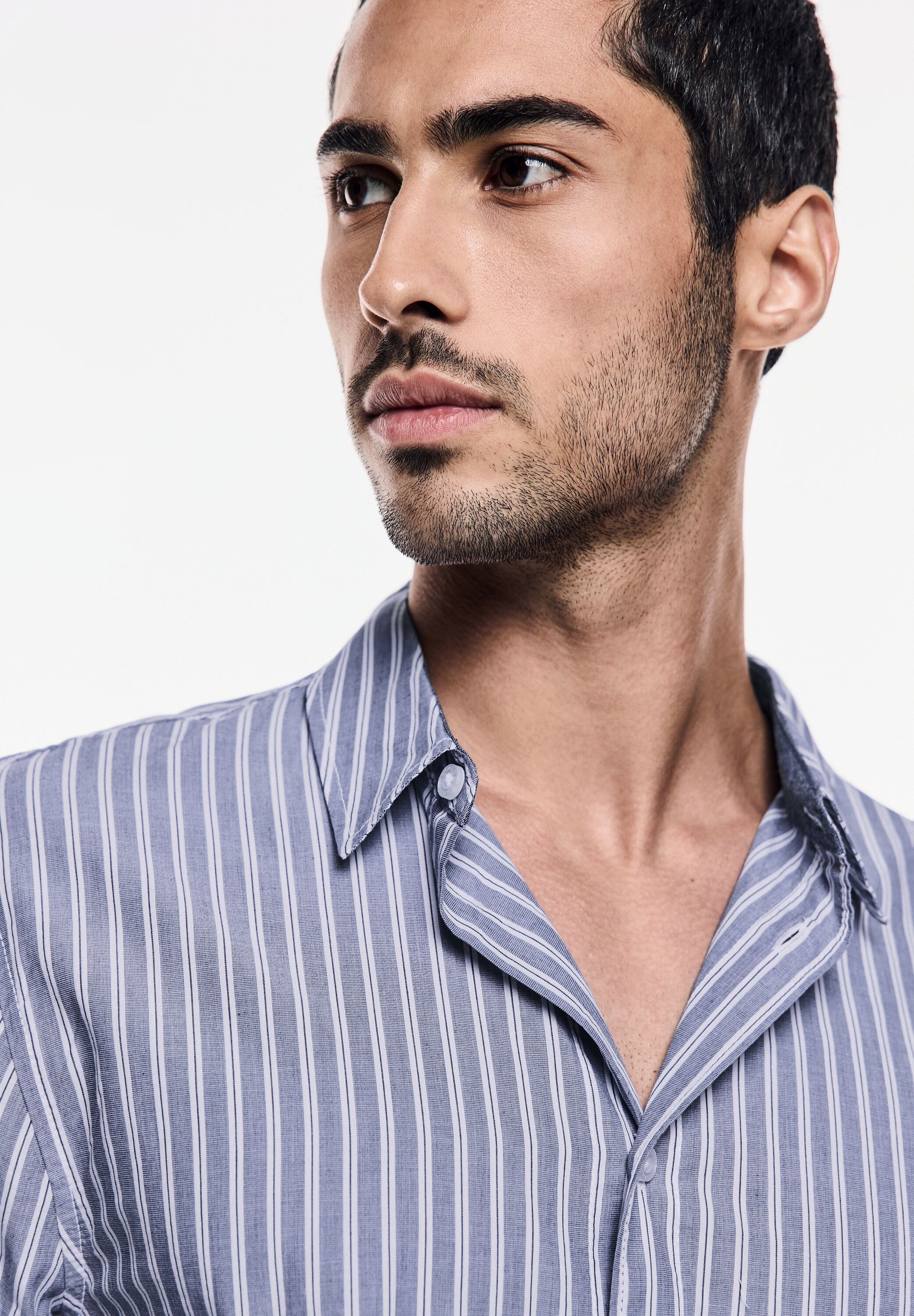 STREET ONE MEN Langarmhemd, aus reiner Baumwolle