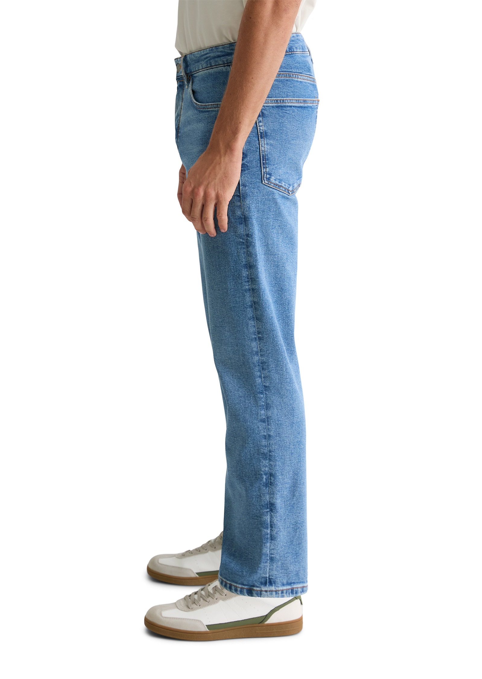 Marc O'Polo Straight-Jeans »aus Bio-Baumwoll-Mix«