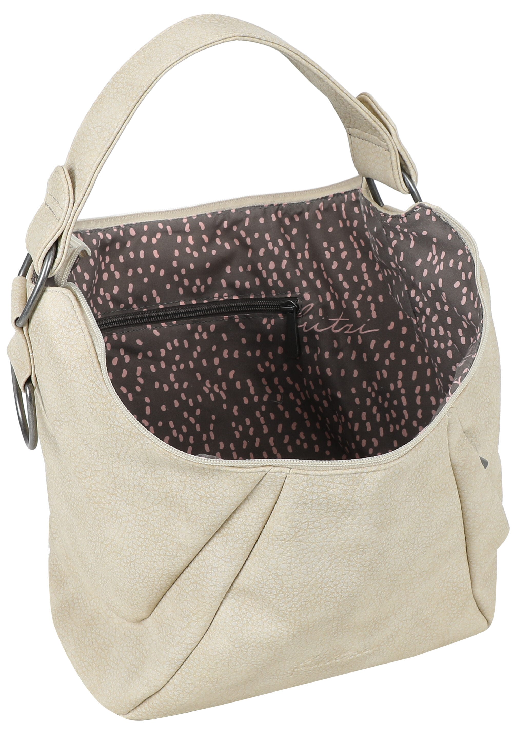 Fritzi aus Preußen Schultertasche »Croissant Hobo« mit dekorativen Schnallen