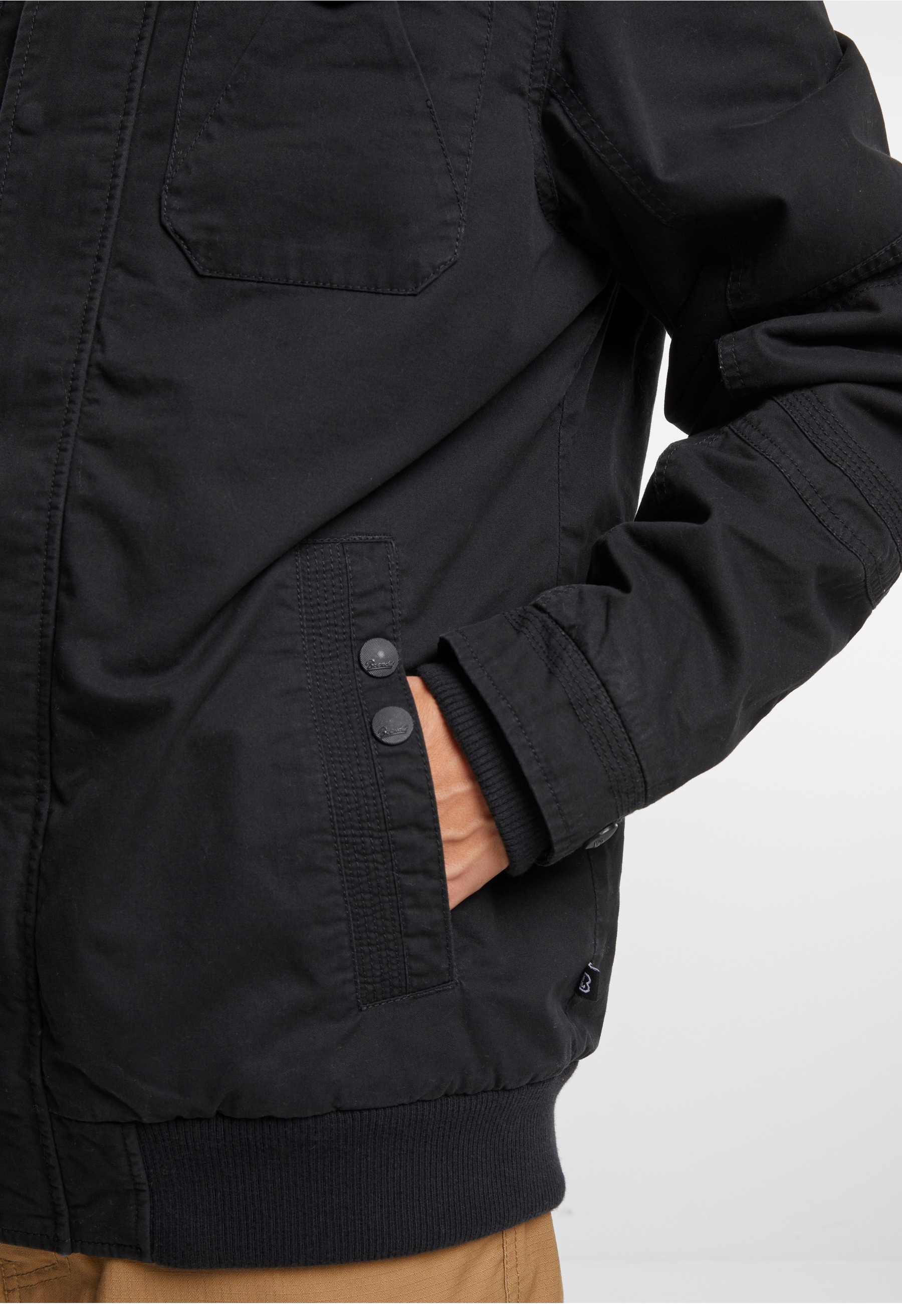 Brandit Winterjacke »Brandit Brandit Men Meadow Jacket« 1 Stk. tlg. mit Kapuze