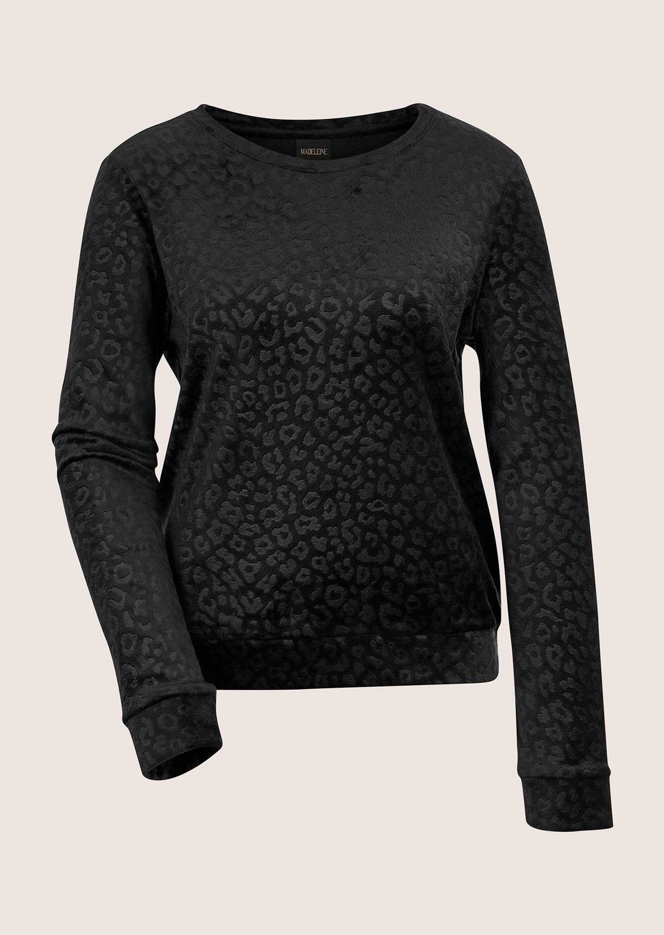MADELEINE "Sweatshirt Langarm Animal-Print Pullover"