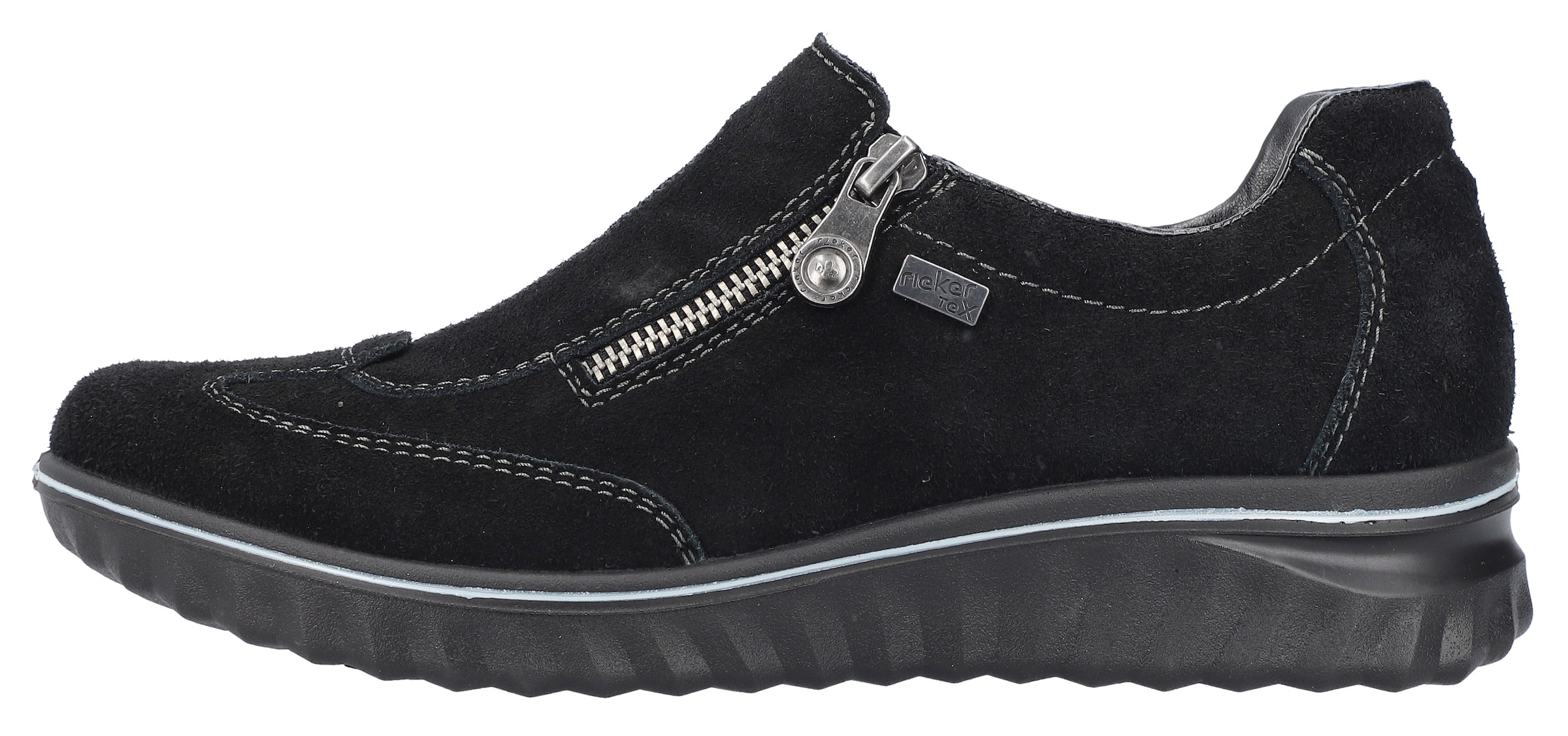 Rieker Slip-On Sneaker, Freizeitschuh, Halbschuh, Outdoorschuh mit riekerTEX-Membran