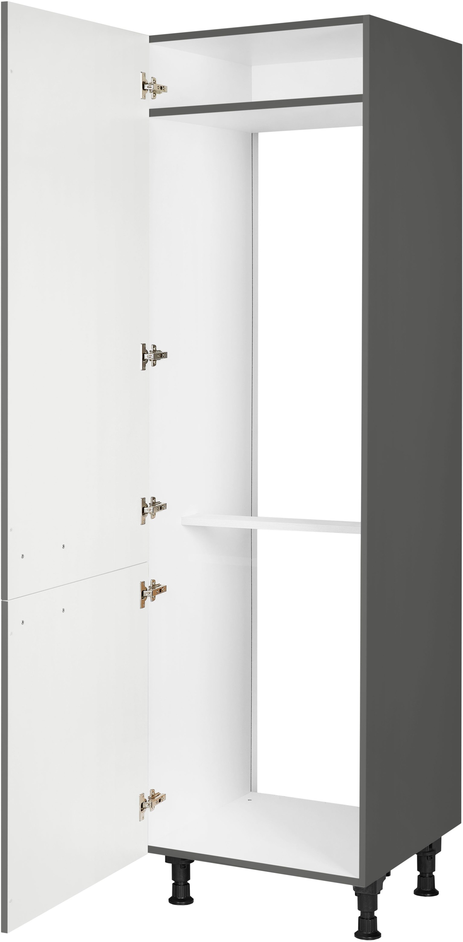 nobilia® Kühlmodul »"Flash", für ein Kühl- und Gefrierschrank, Ausrichtung wählbar«, vormontiert, Ausrichtung wählbar, Breite/Höhe: 60/216,6 cm