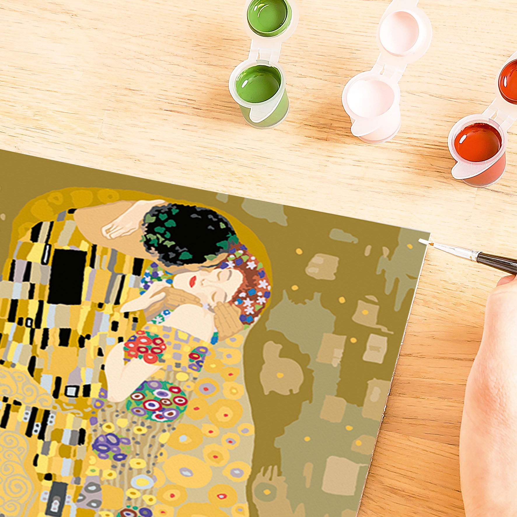 Ravensburger Malen nach Zahlen »CreArt, ART Collection, The Kiss (Klimt)«, Made in Europe