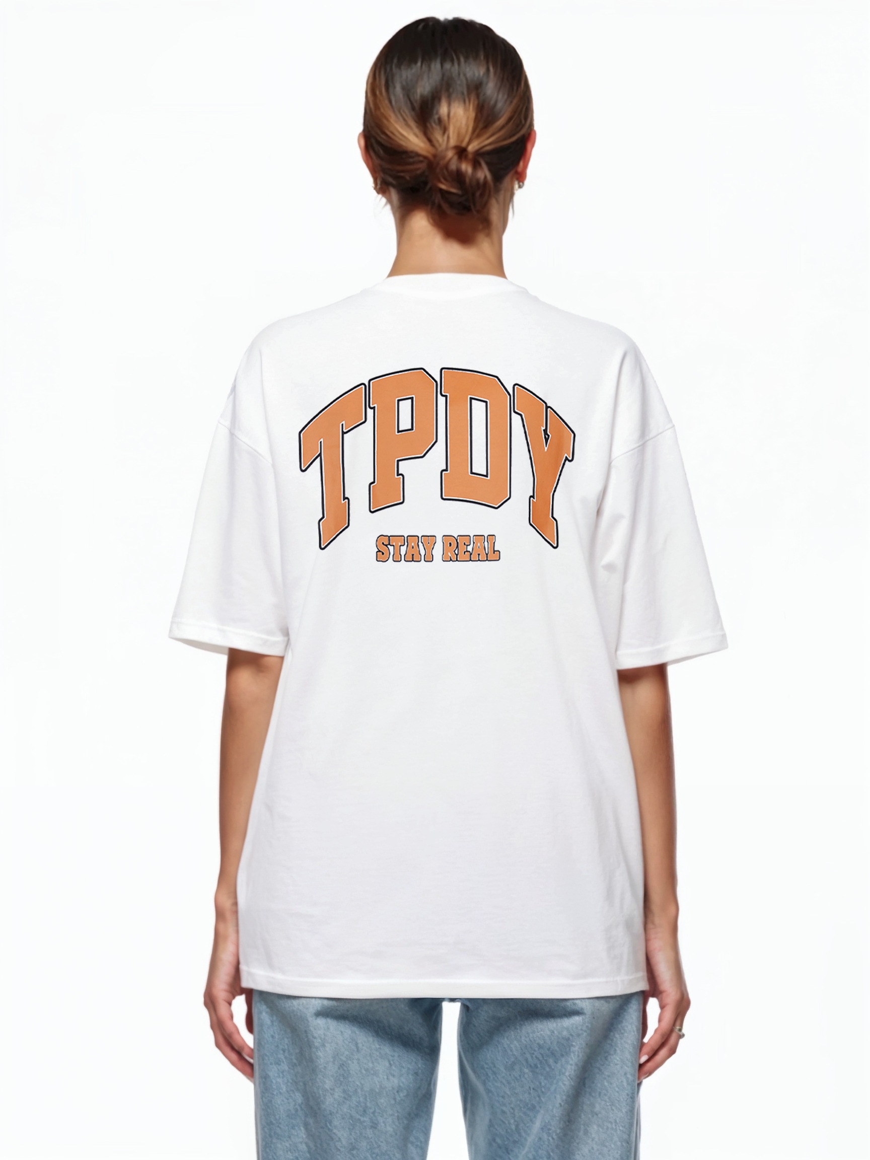 trueprodigy Oversize-Shirt "Arin F Logo Print Oversized Rundhals"