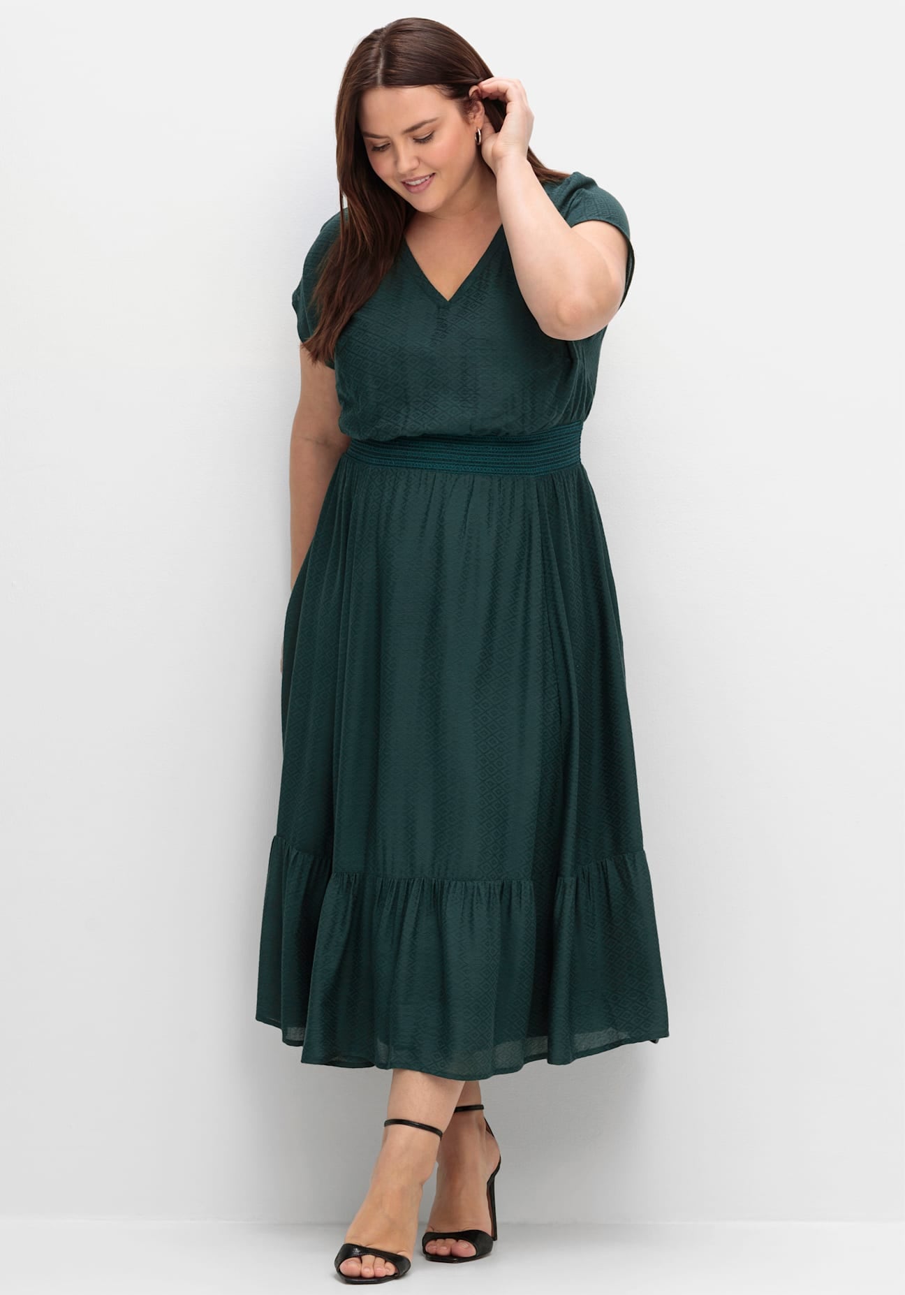 Sheego Maxikleid "Maxikleid" günstig online kaufen