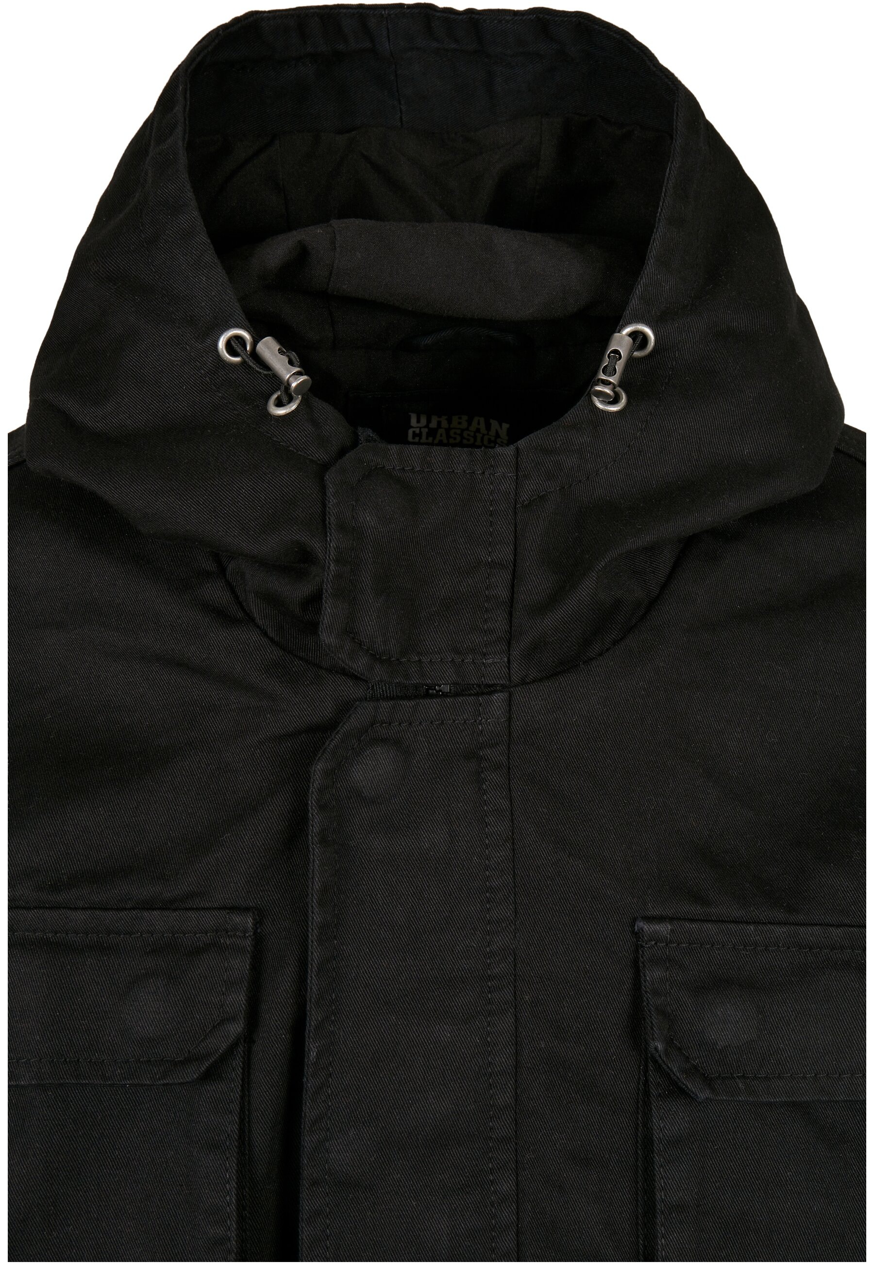 Thumbnail - URBAN CLASSICS Allwetterjacke "Urban Classics Herren Cotton Field Jacket" 1 Stk. tlg. mit Kapuze
