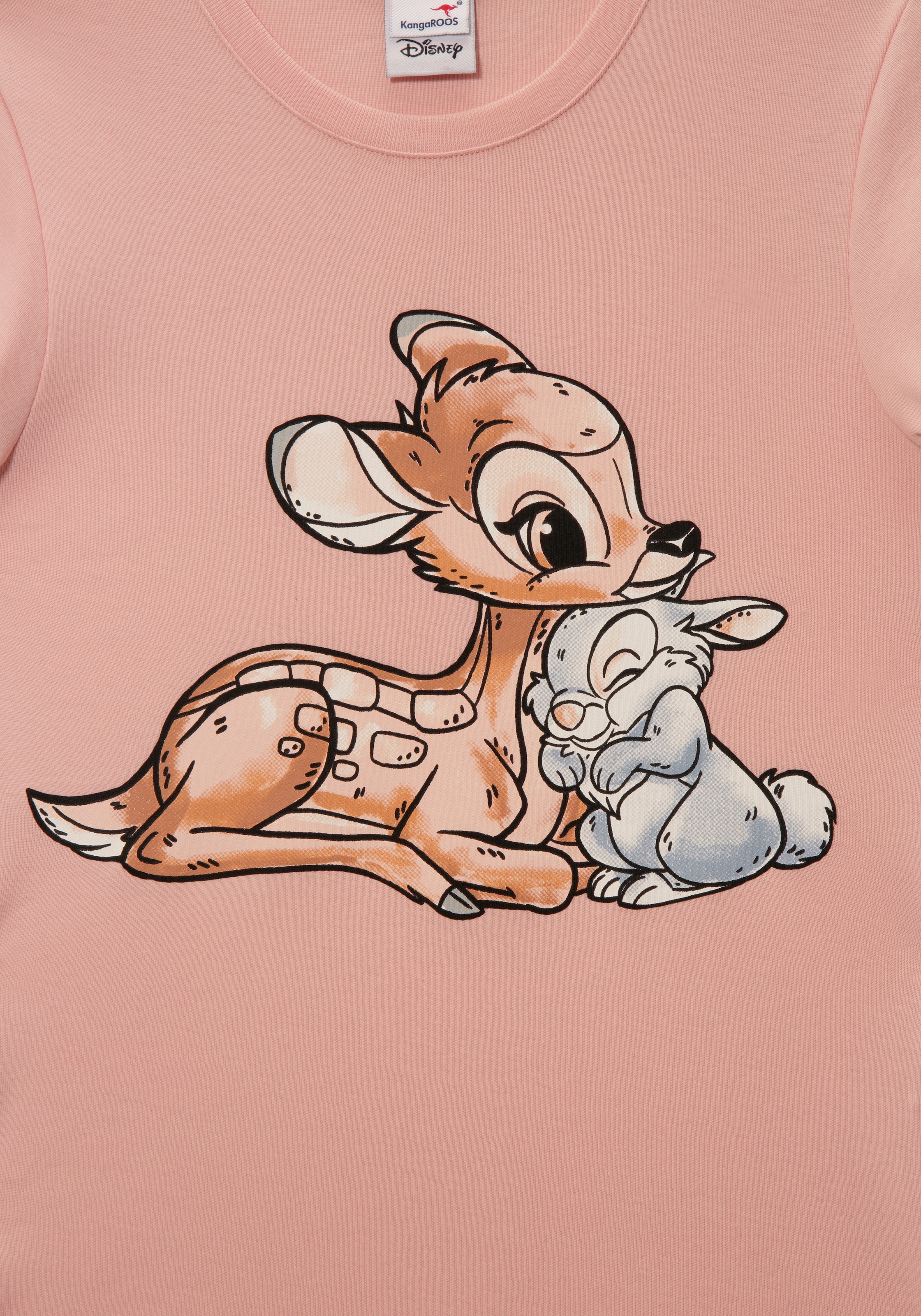 KangaROOS T-Shirt, Kurzarm, sehr figurbetonte Passform, aus Baumwolle