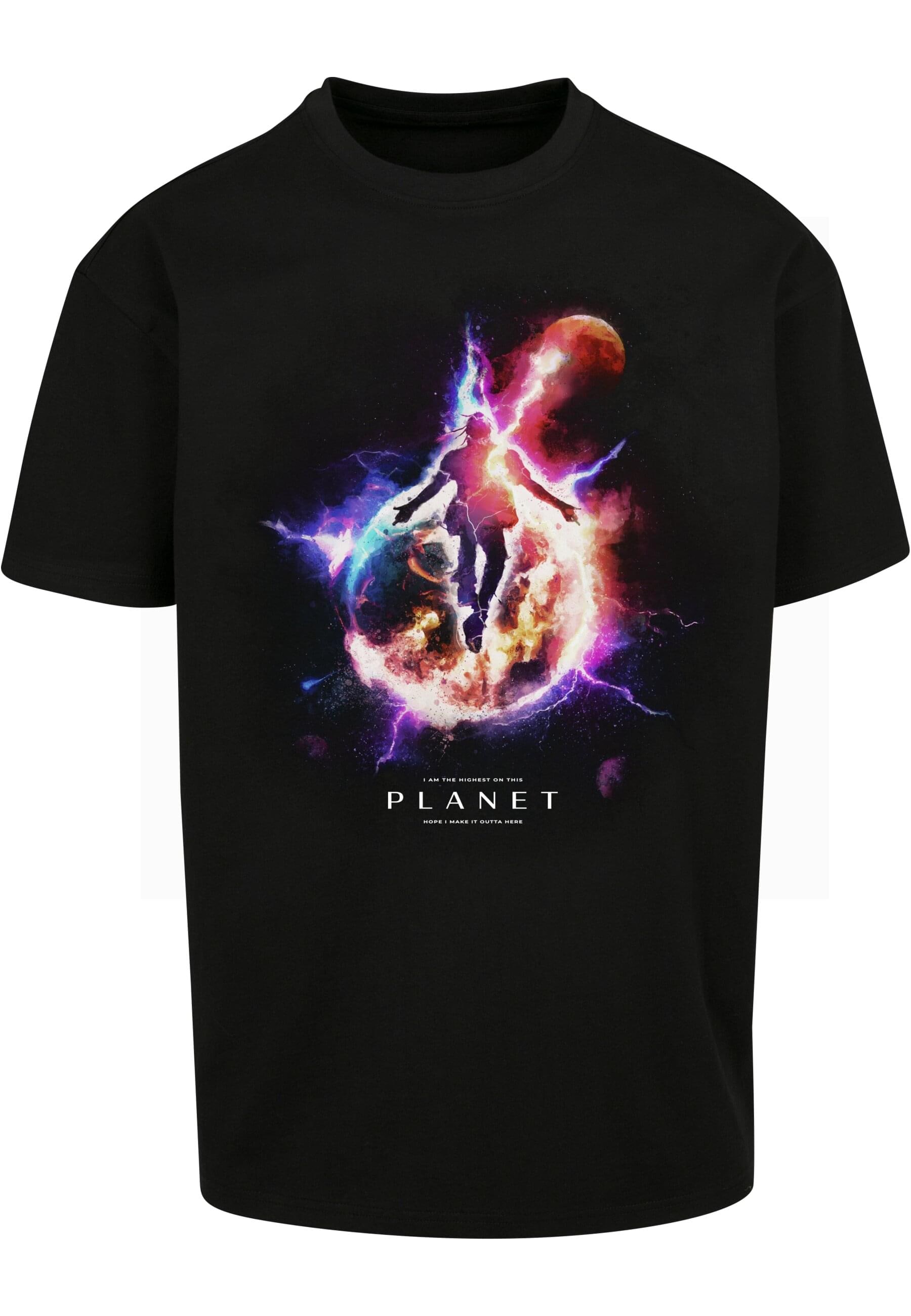 MisterTee T-Shirt "MisterTee Unisex Electric Planet Oversize Tee" 1 Stk. tl günstig online kaufen