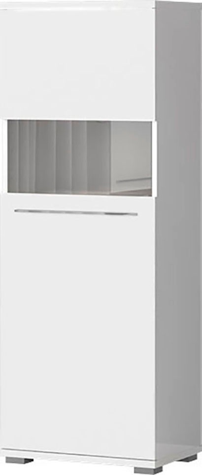 Thumbnail - Places of Style Vitrine "Piano", (H/B/T): 161,4/60/40,2cm), UV lackiert, Soft-Close Funktion