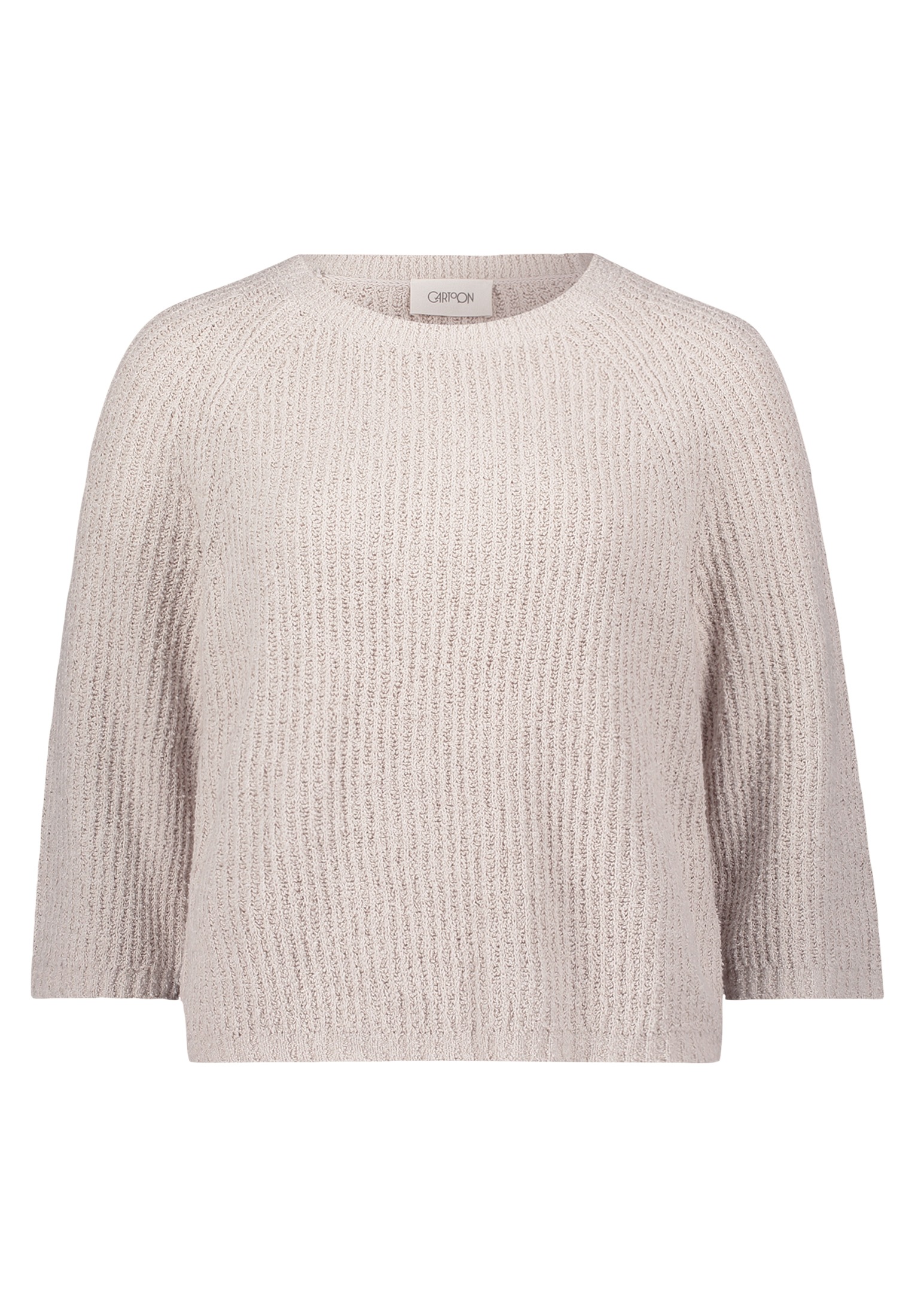 Cartoon Strickpullover »Cartoon Strickpullover mit Rundhalsausschnitt«, (1 tlg.), Struktur