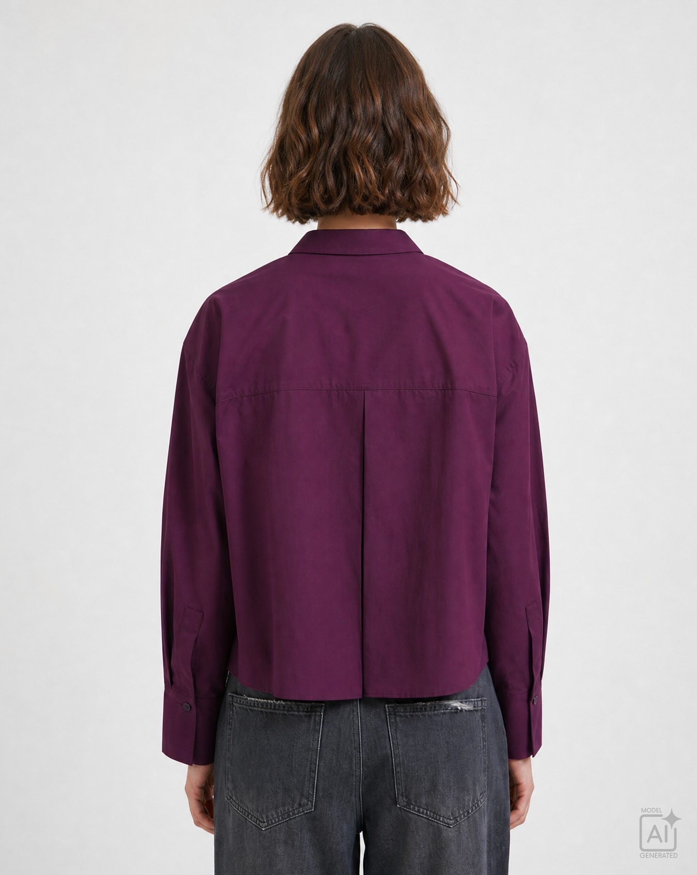 Smith & Soul Hemdbluse mit Logostickerei, Kellerfalte