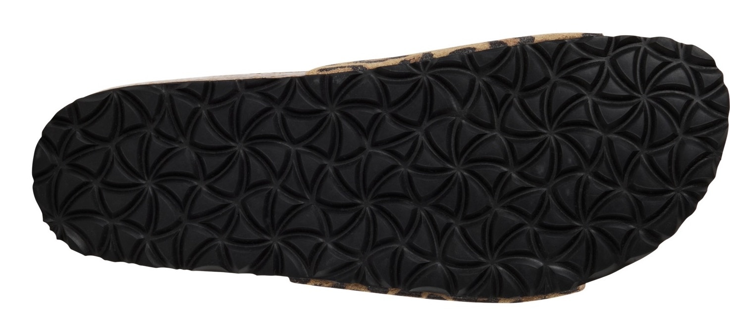 Tamaris Pantolette, Sommerschuh, Flats, Schlupfschuh mit breiter Bandage