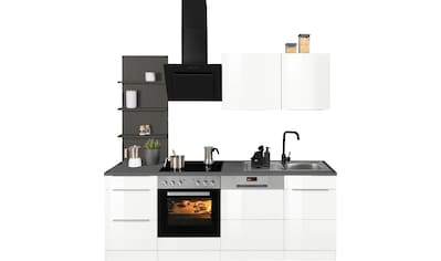HELD MÖBEL Küchenzeile »Brindisi«, mit E-Geräten, Breite 220 cm kaufen