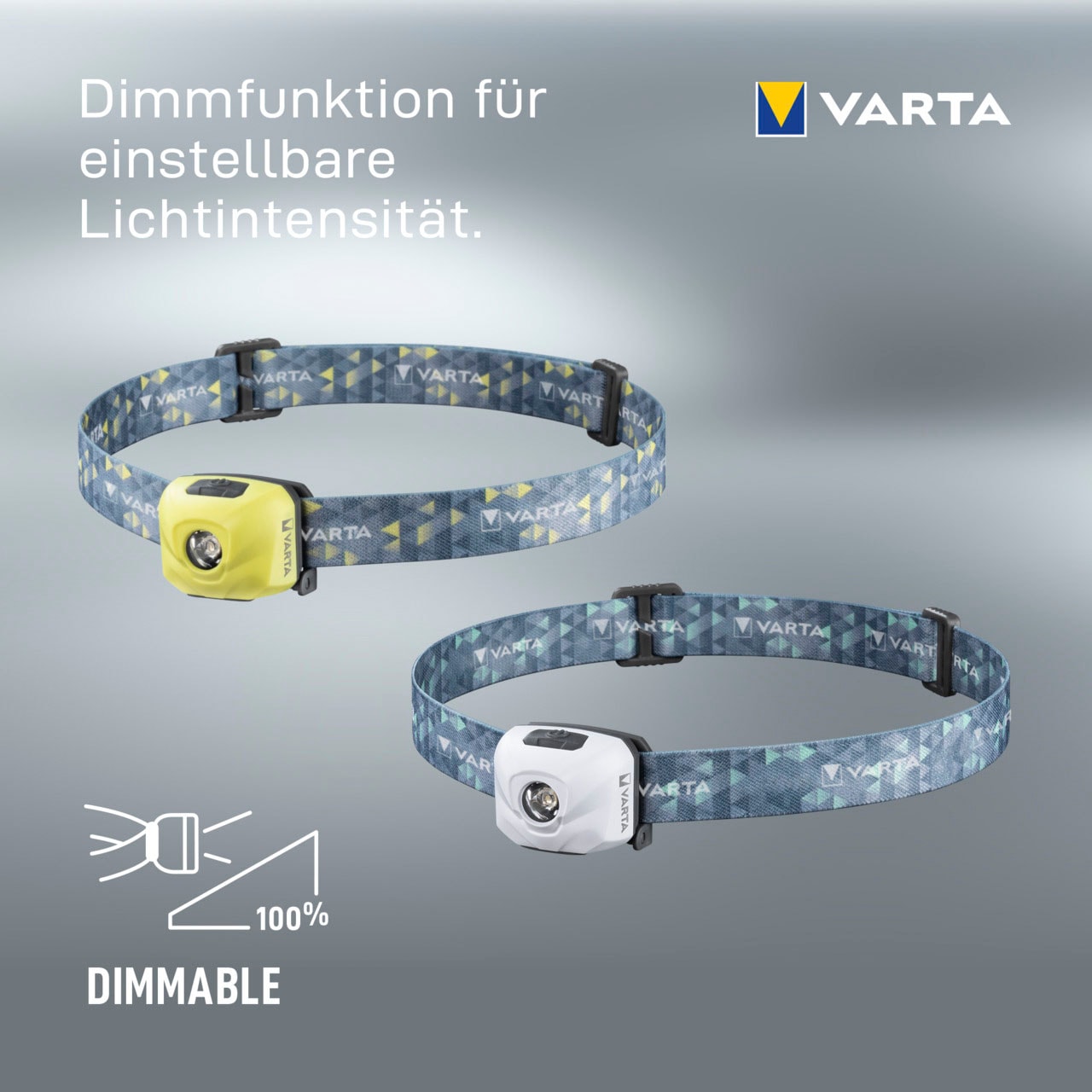 VARTA Taschenlampe »Outdoor Sports Ultralight H30R«, (1 St.), aufladbare Stirnleuchte mit Tastensperre und Speicherfunktion