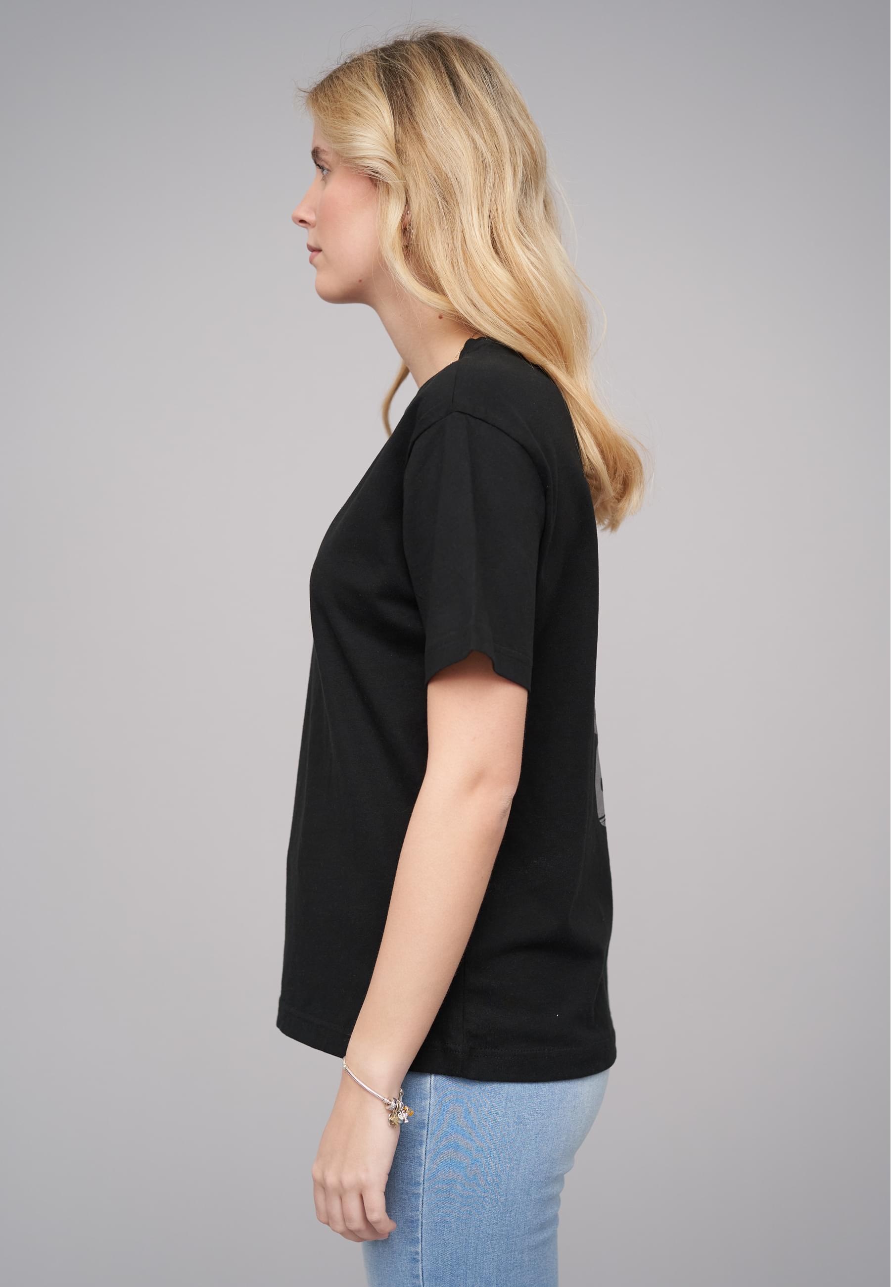 CLOUD 5IVE T-Shirt »CLOUD 5IVE Ladies 77 Vibes Black Tee« 1 Stk.