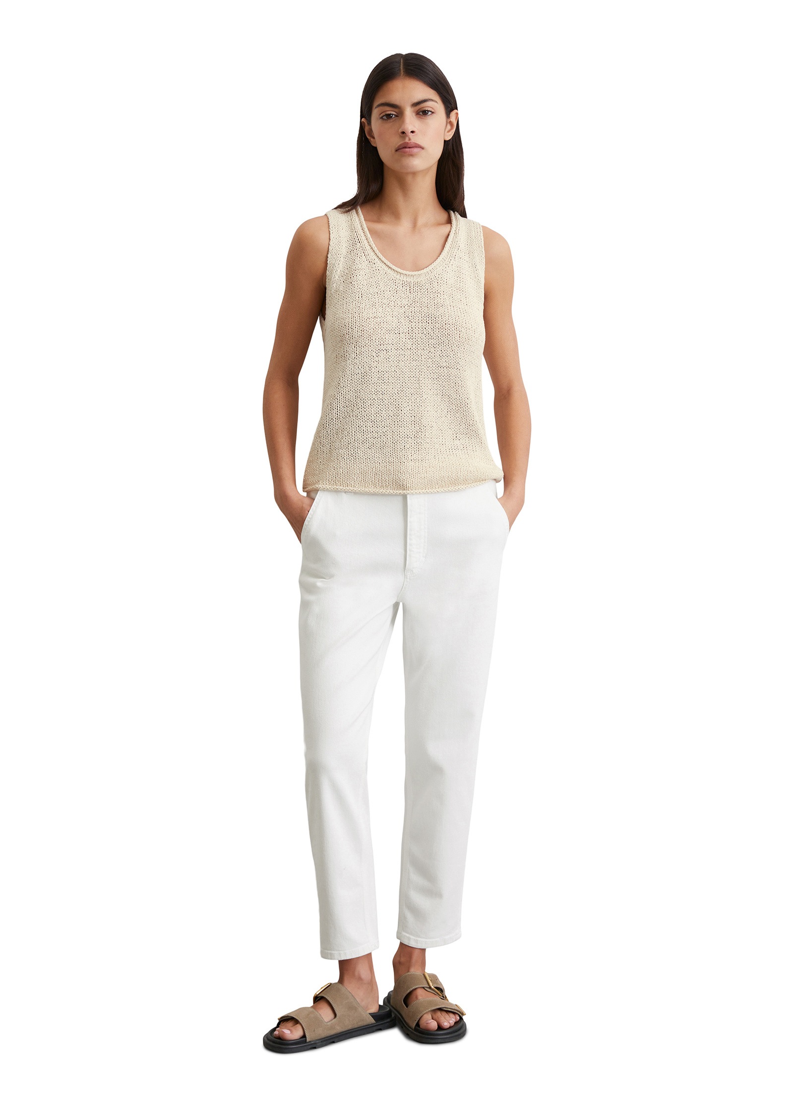Marc O'Polo Rundhalspullover »aus Organic Cotton-Mix«