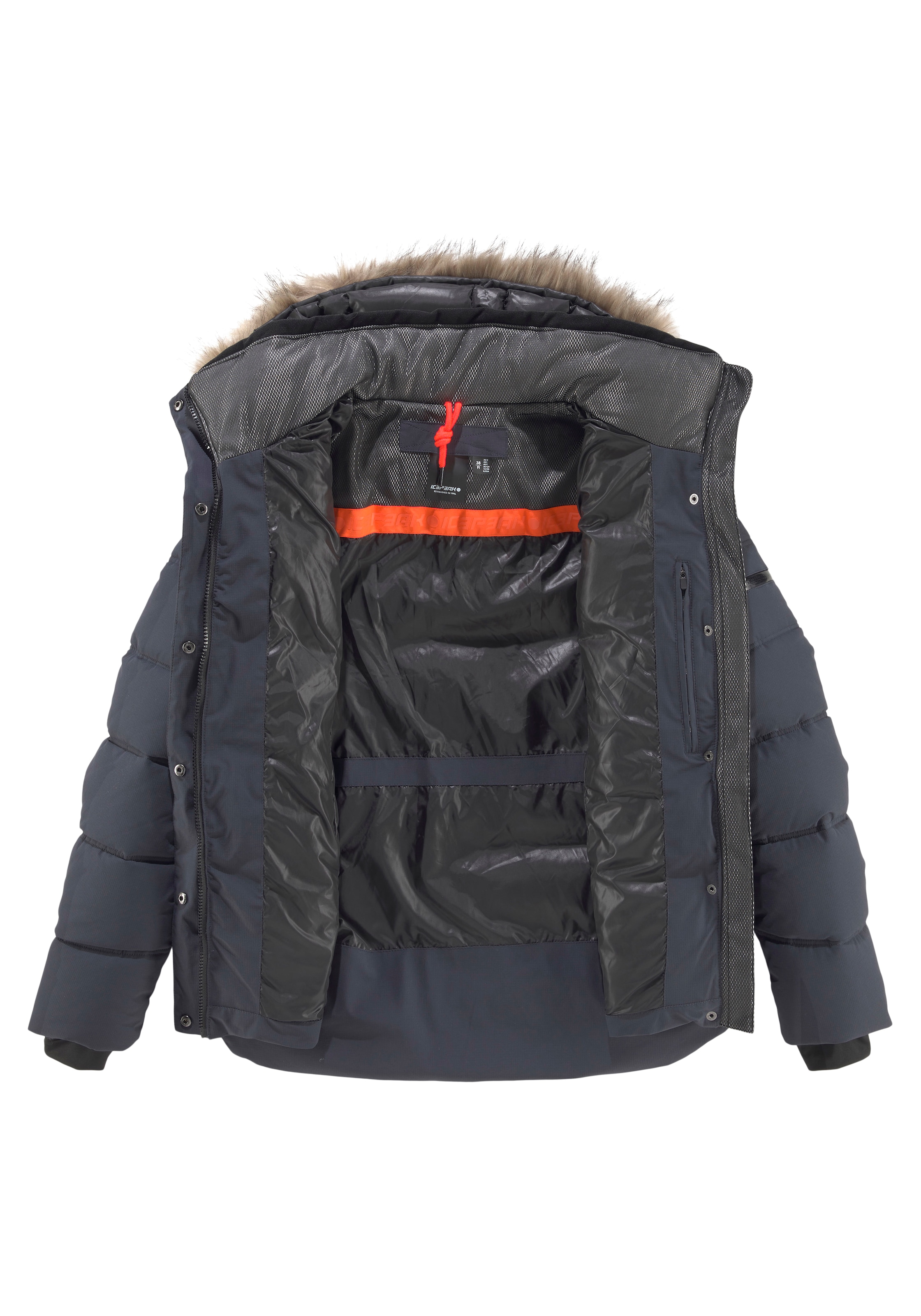 | Steppjacke Winddicht kaufen BAUR mit Atmungsaktiv & »W & Kapuze, Wasserdicht Icepeak Jacket«, für