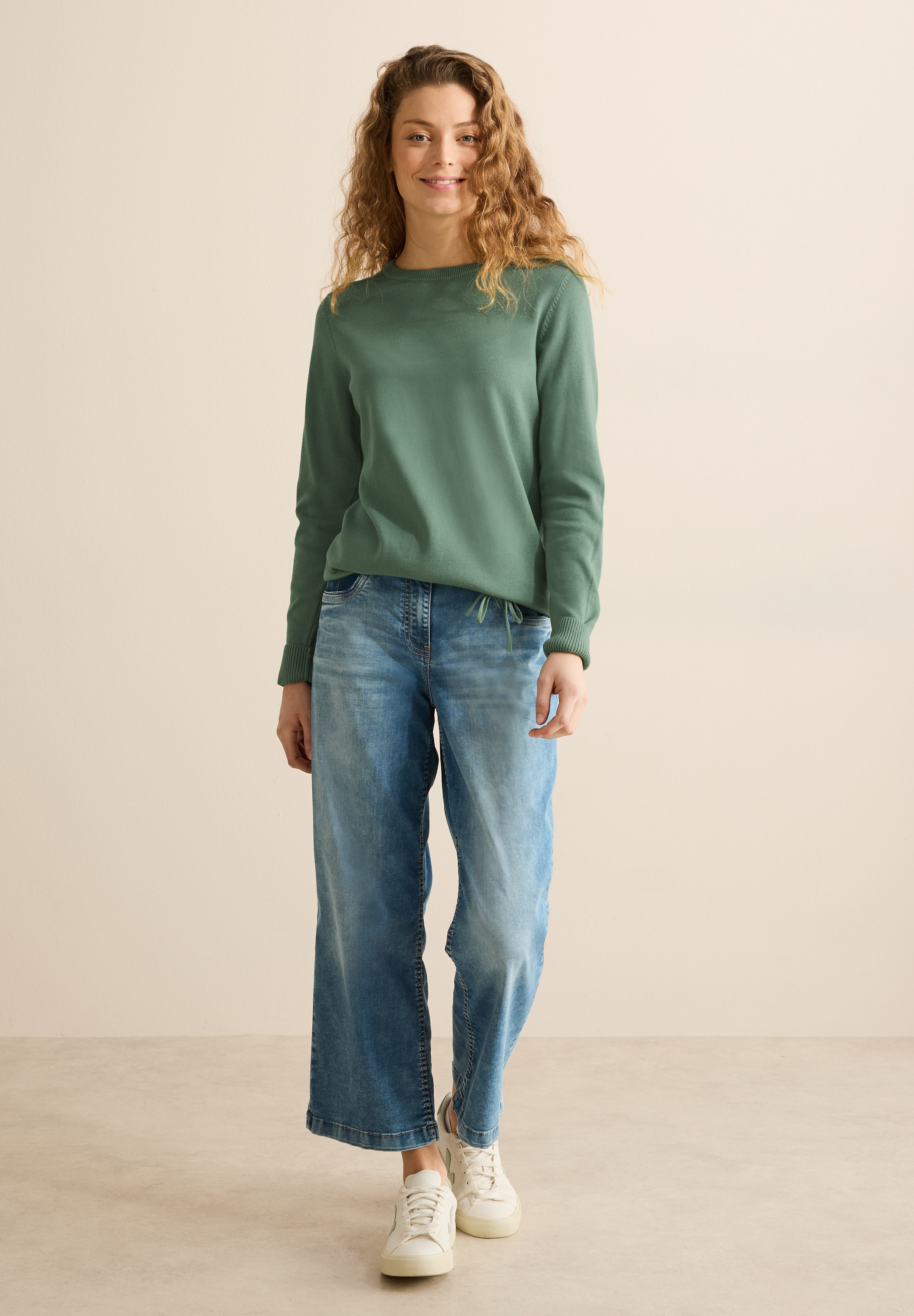 Cecil Strickpullover, aus reiner Baumwolle