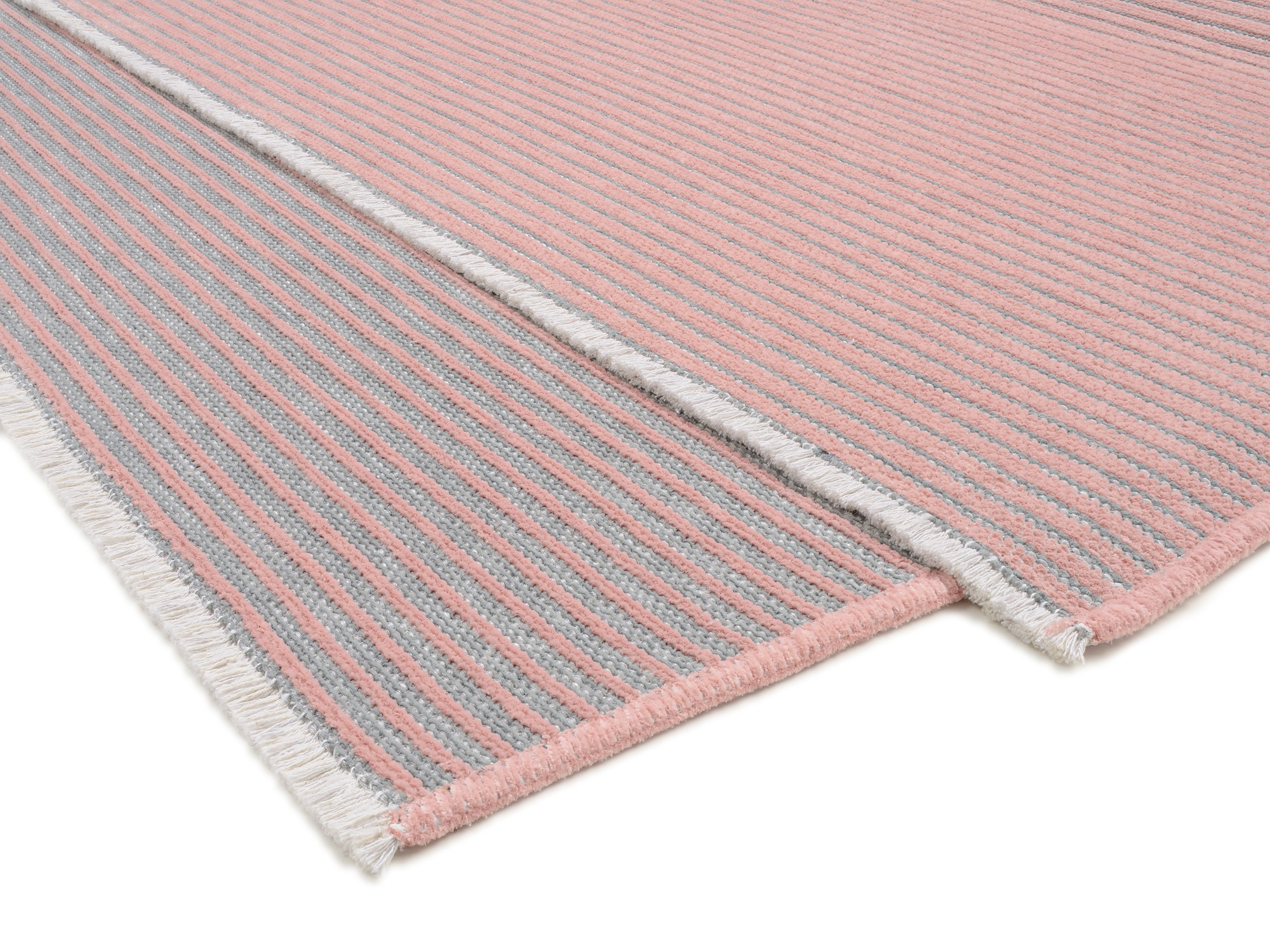 OCI DIE TEPPICHMARKE Joker of Stripes Rectangular Rug Grey/Pink 80x150cm 3